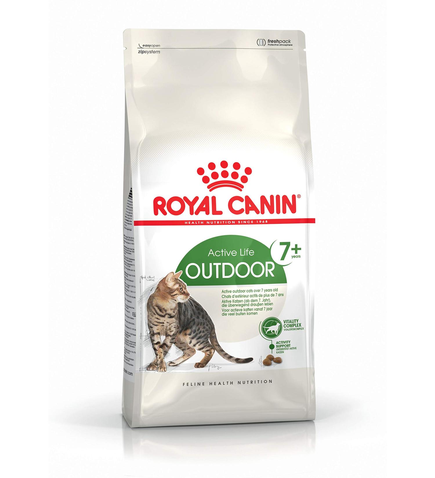 Royal Canin Outdoor Cat Ageing 7+ Dry Mix 2 kg 2 kg (Pack of 1)