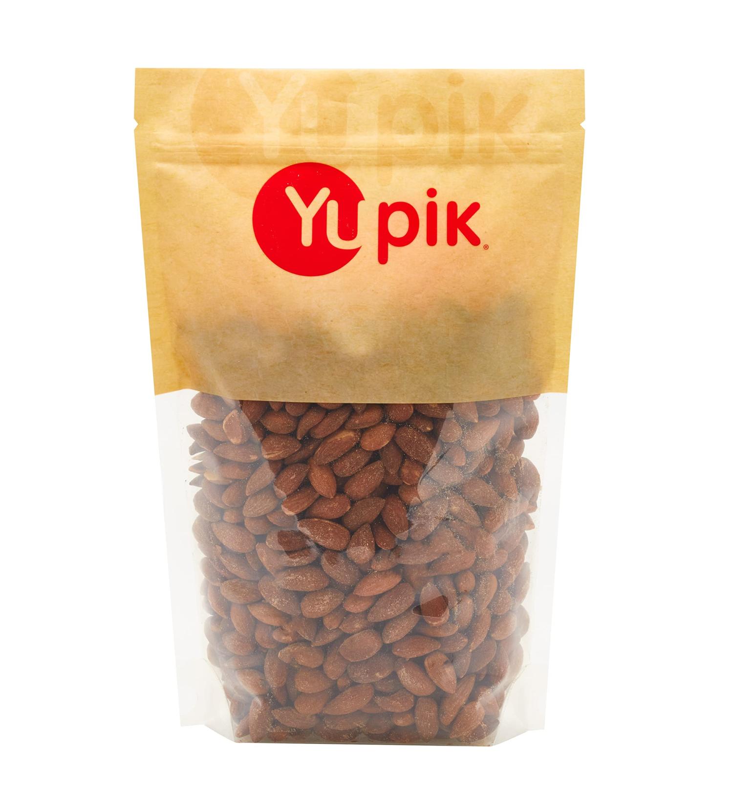 Yupik Roasted Salted Almonds 1 kg 6 Count Gluten-Free Kosher Crunchy Savory Snacks Roasted Almonds with Sea Salt Protein Nuts 6 kg - Buy Online on GoSupps.com