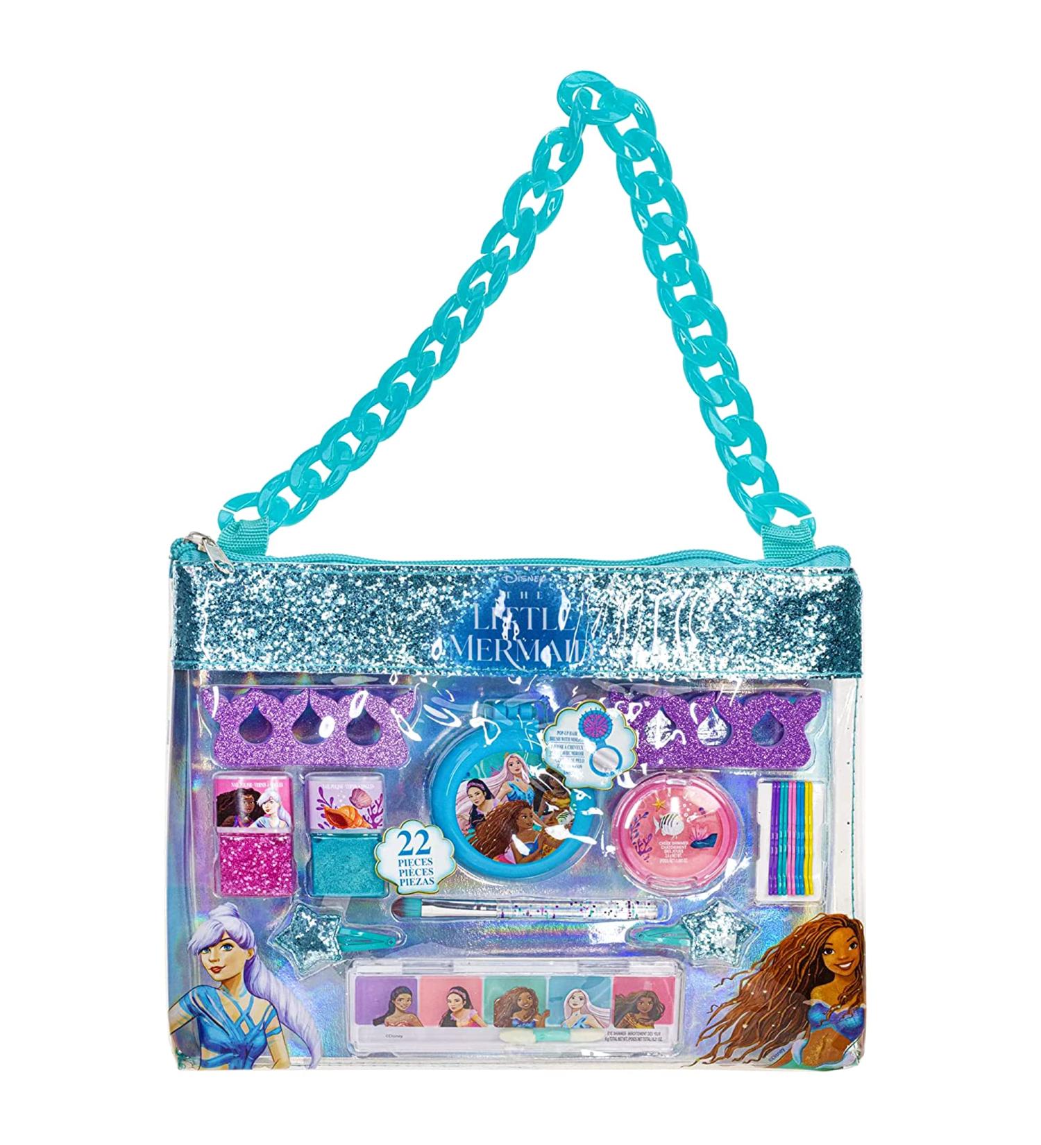 Disney 100 Piece Makeup Set for Kids | Townley Girl The Little Mermaid Kit with Blush, Nail Polish, Hair Accessories & More - Ideal Birthday Gift for Ages 3 - Buy Online on GoSupps.com