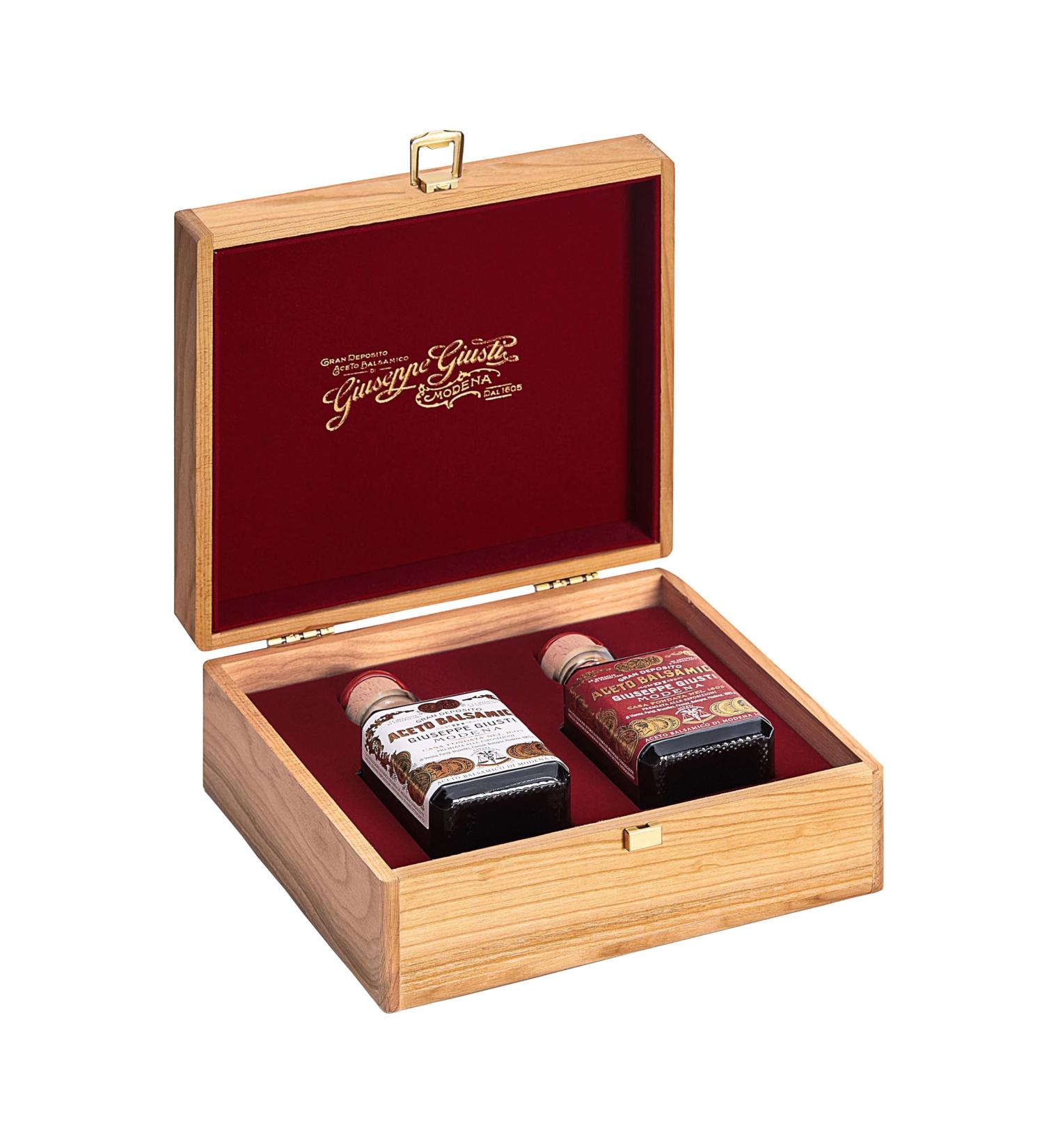 Giuseppe Giusti Duo Balsamic Vinegar Gift Set - Buy Online on GoSupps.com