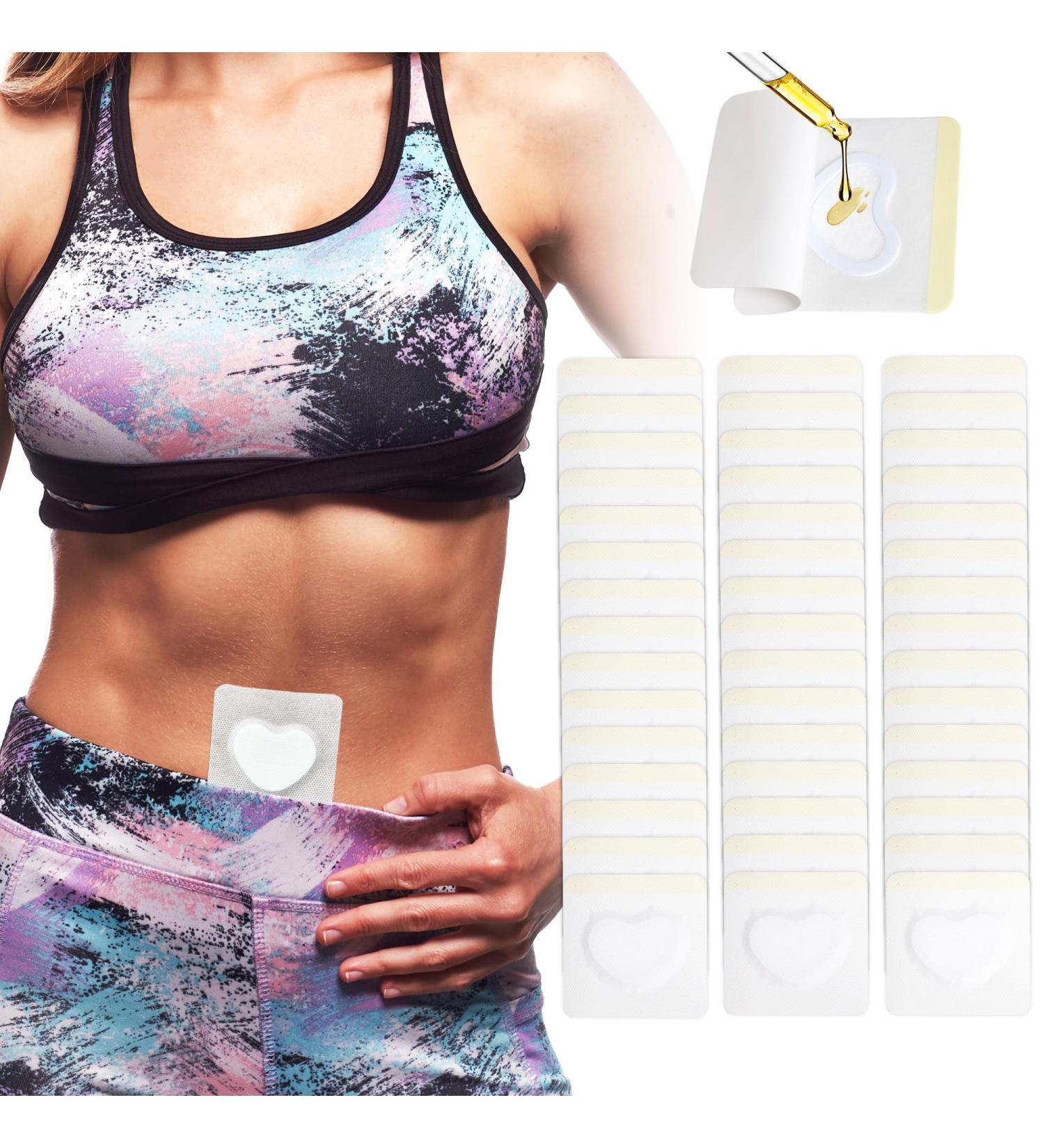 108pcs Castor Oil Patches for Belly Button Castor Oil Pack Wrap for Belly Button Self Adhesive Disposable Patch Cover 108PCS White - Buy Online on GoSupps.com