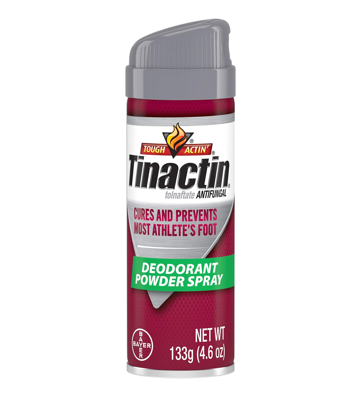 Tinactin Athletes Foot Antifungal Deodorant Powder Spray 4.6 oz Can - Pack of 2 - Buy Online on GoSupps.com