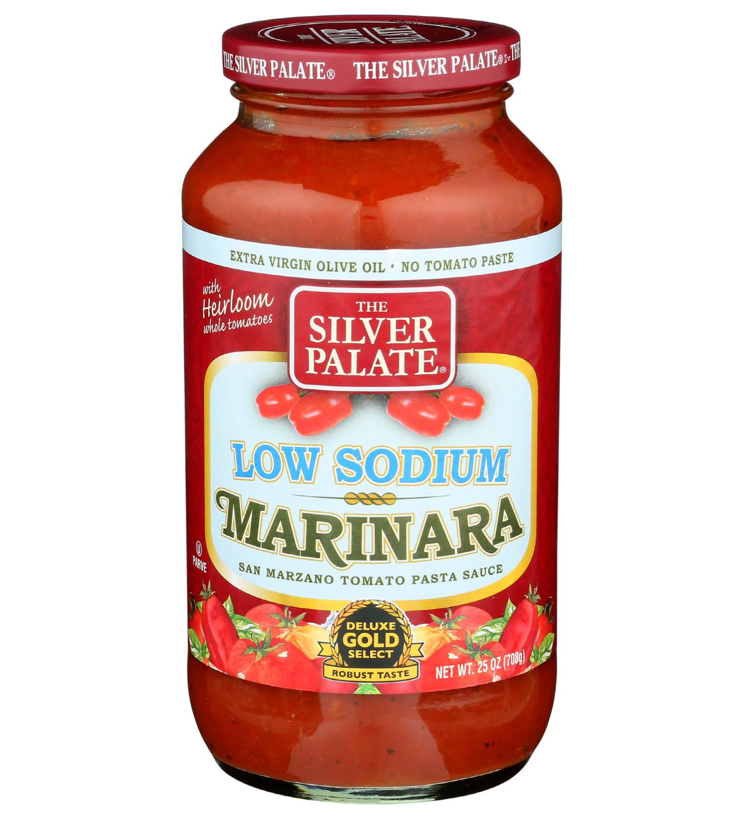 Silver Palate Low Sodium Marinara Pasta Sauce - 25 oz - Buy Online on GoSupps.com