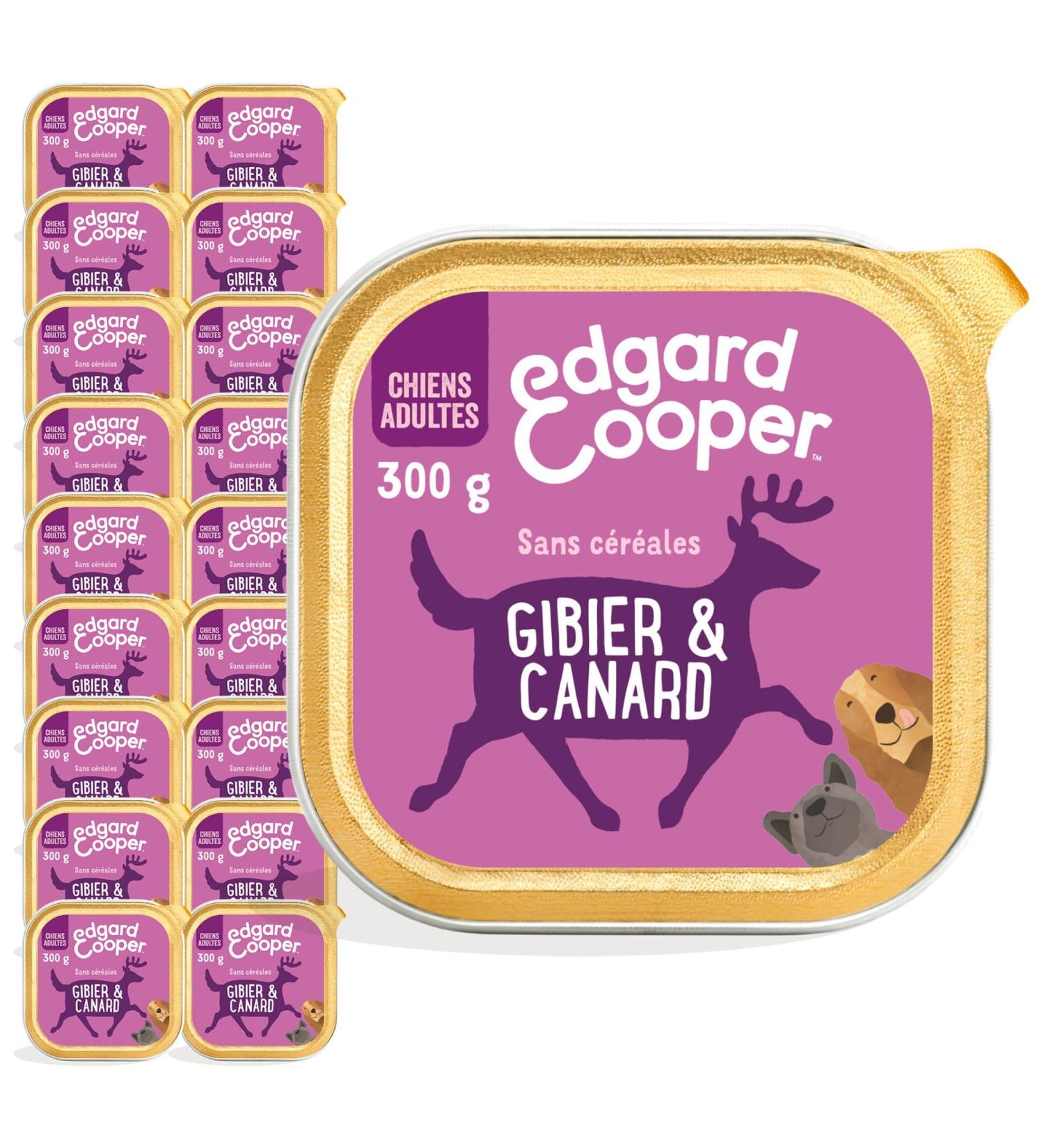 Edgard & Cooper Dog P t (Game & Duck 300g x 18) Grain Free & Organic Fresh Meat & Quality Protein Real Ingredients for Dogs Hypoallergenic No Added Sugars - Buy Online on GoSupps.com