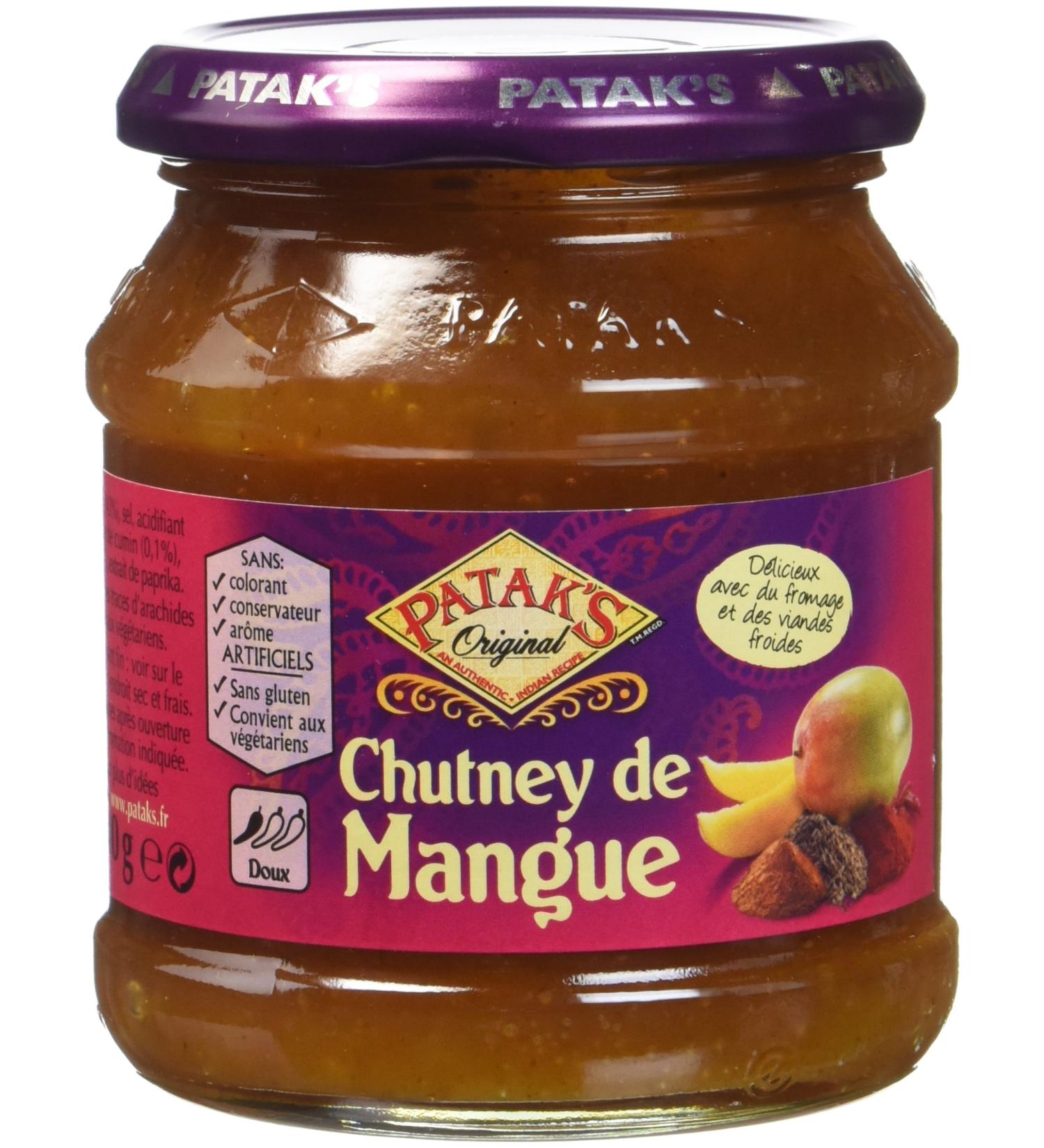 Patak's Chutney de Mangue - 340g 1 - Buy Online on GoSupps.com
