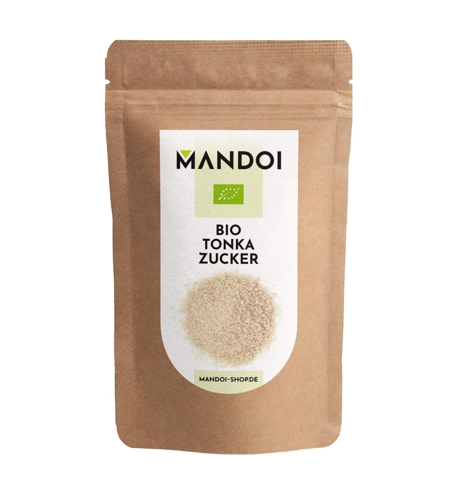 Buy Mandoi ORGANIC Tonka Sugar 200g - Finest Cane Sugar & Tonka Beans Perfect Vanilla Sugar Substitute | International Shipping Available - Buy Online on GoSupps.com