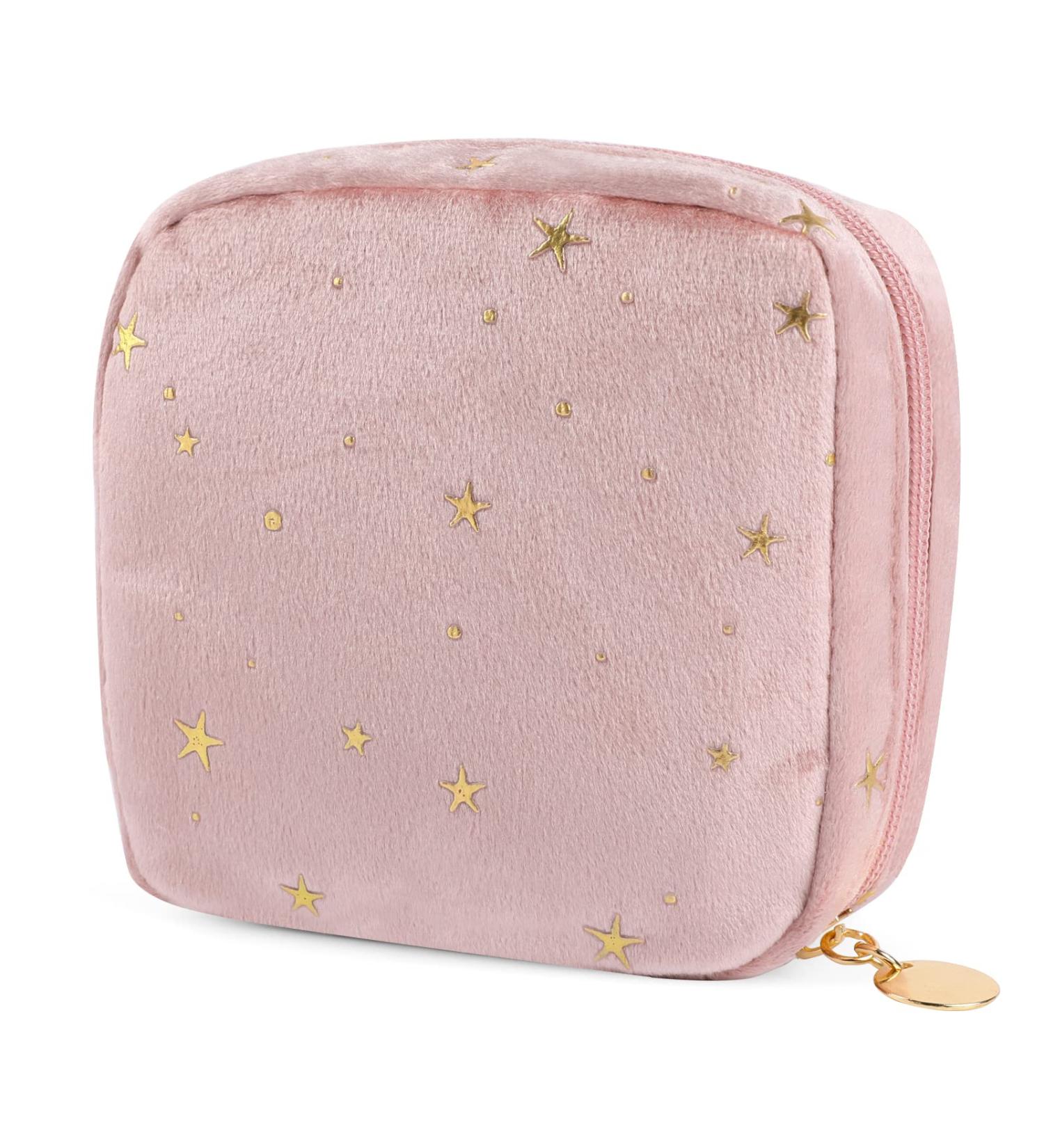 Vin Beauty Menstrual Cup Pouch & Pad Storage Bag - Portable Sanitary Napkin Organizer for Women & Teen Girls - Buy Online on GoSupps.com