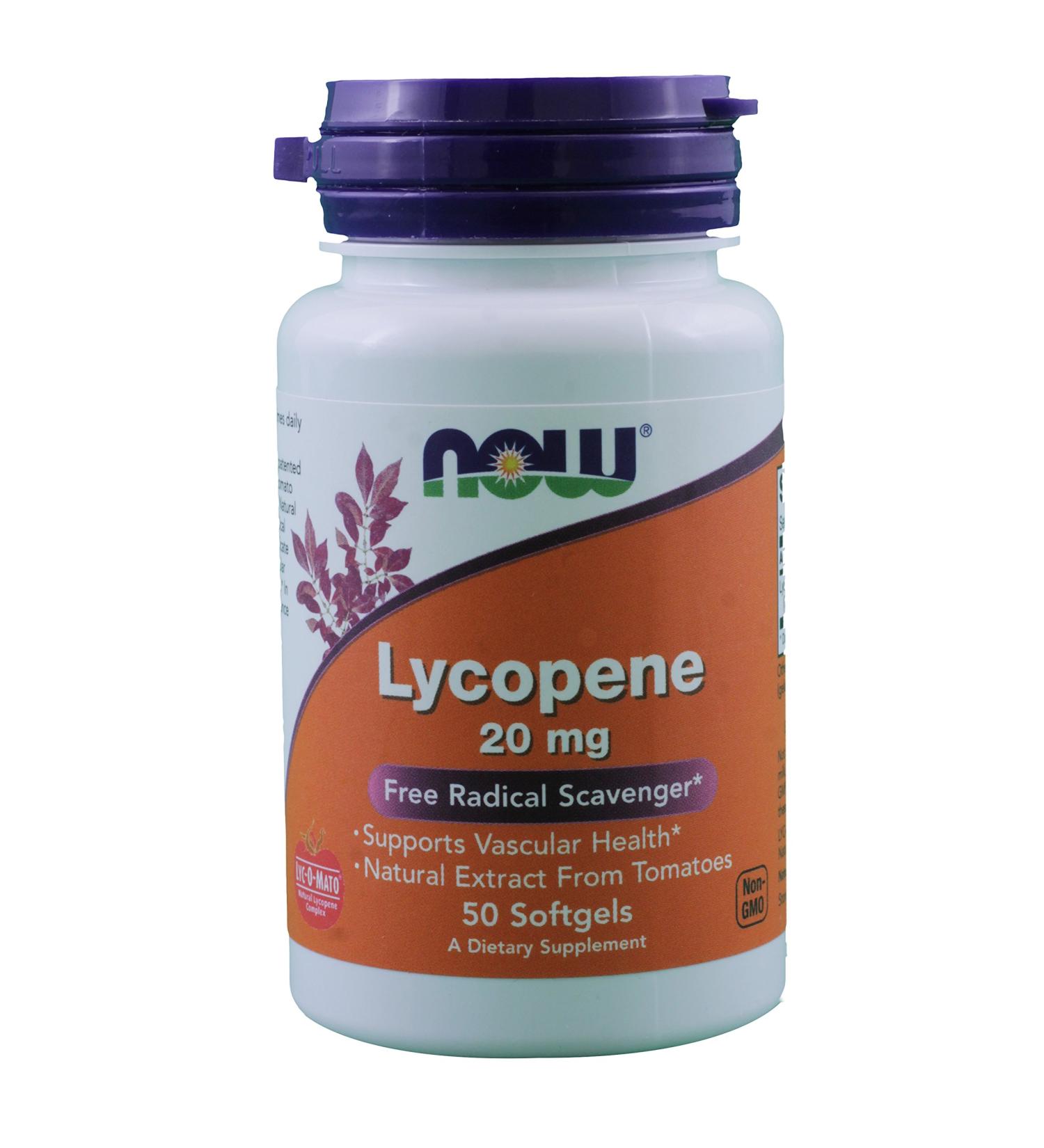 Now Foods Lycopene, 50 softgels / 20 mg (Pack of 2)
