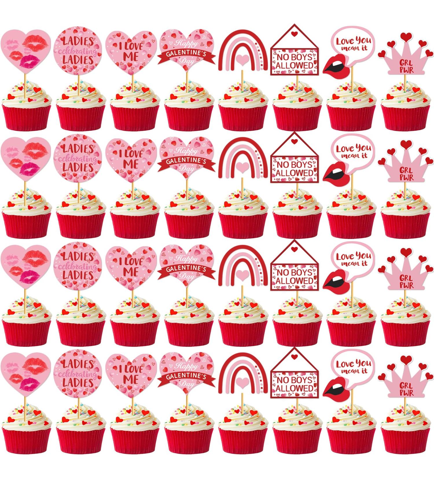 Galent Cupcake Topper Galent Decorations Grocery & Gourmet Food Pantry Staples Cooking & Baking Frosting Icing & Decorations Cupcake Toppers - Buy Online on GoSupps.com