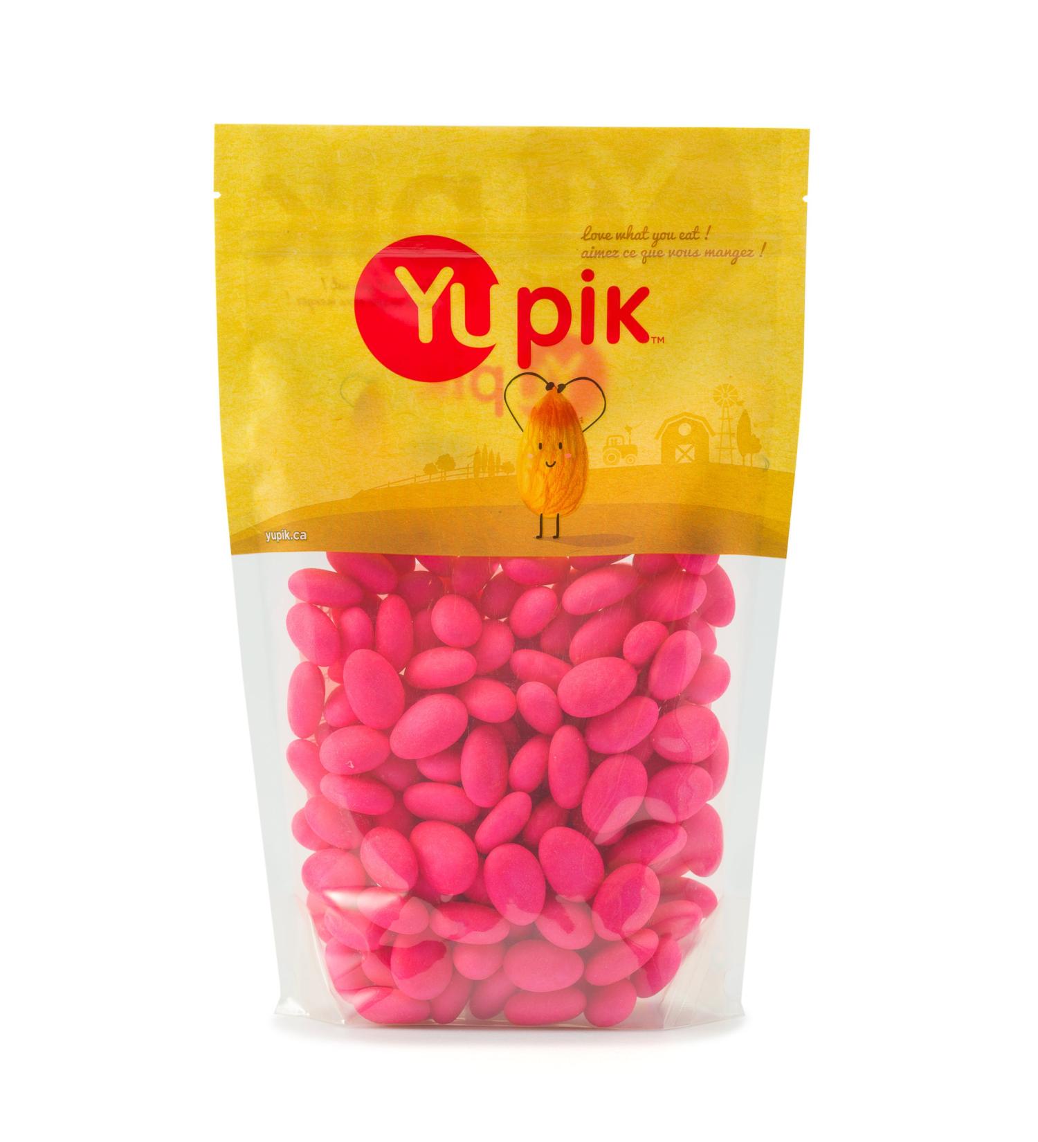 Yupik Pink Confetti Candy Coated Almonds 1 kg 6 Count Almonds in Sugar Coating Hard Candy Shell Sweet Nuts Dragee Confectionary Decorative Candy Snack & Gift for Parties Weddings 6 kg