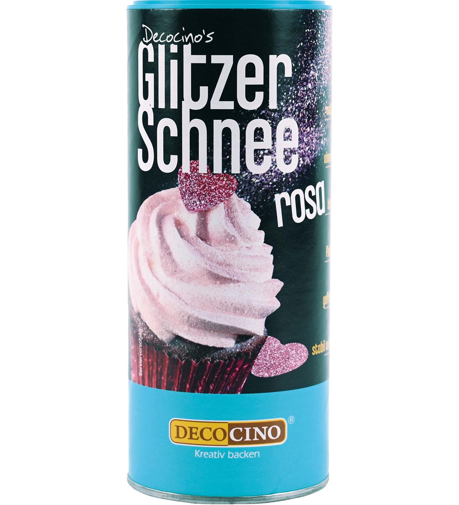 DECOCINO Pink Glitter Dust - Edible Glitter Powder for Baking | 100g Mica Glitter for Cakes & Crafts - Buy Online on GoSupps.com