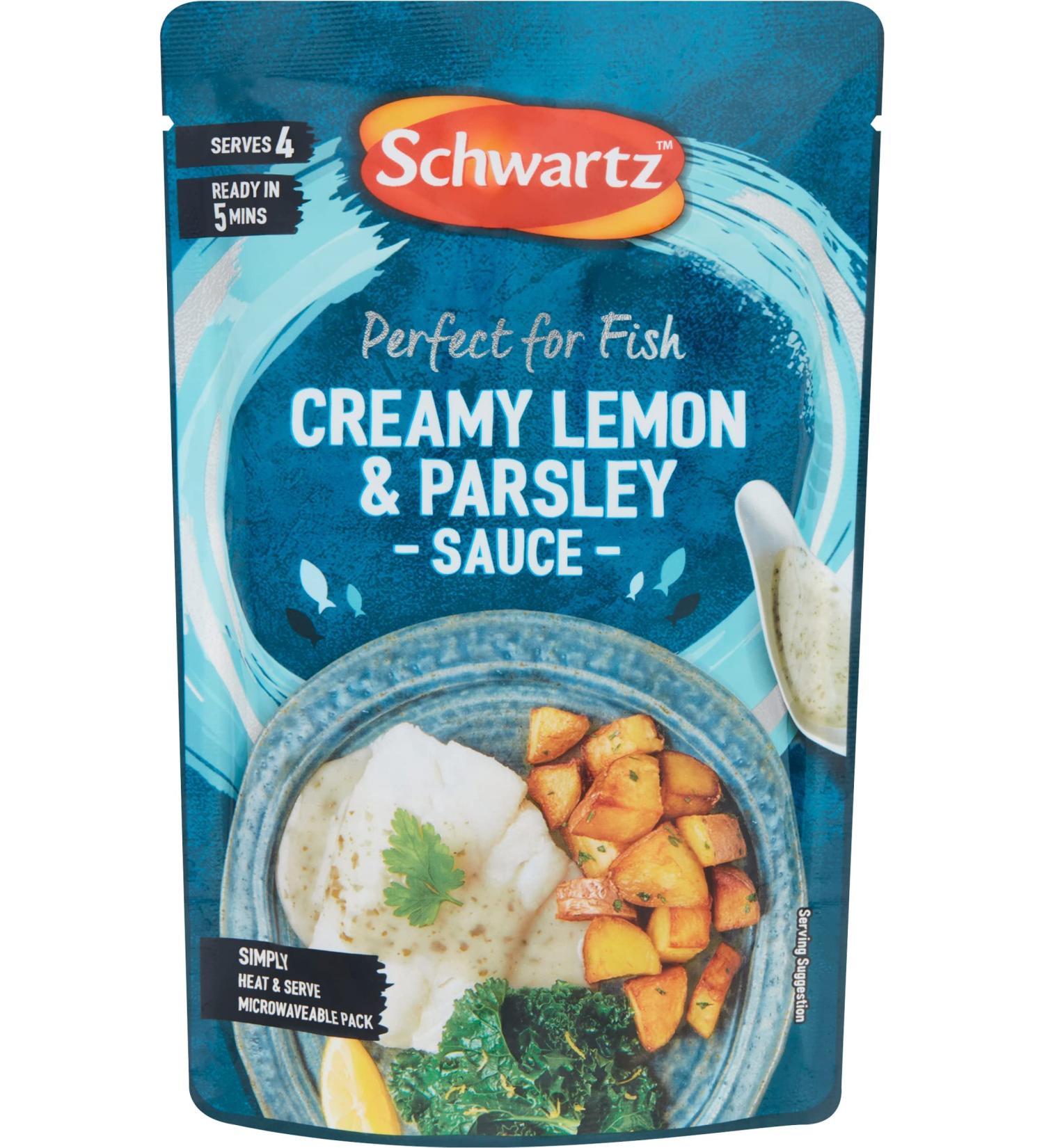 Schwartz Creamy Lemon & Parsley Sauce 300g - Pack of 1 - Buy Online on GoSupps.com