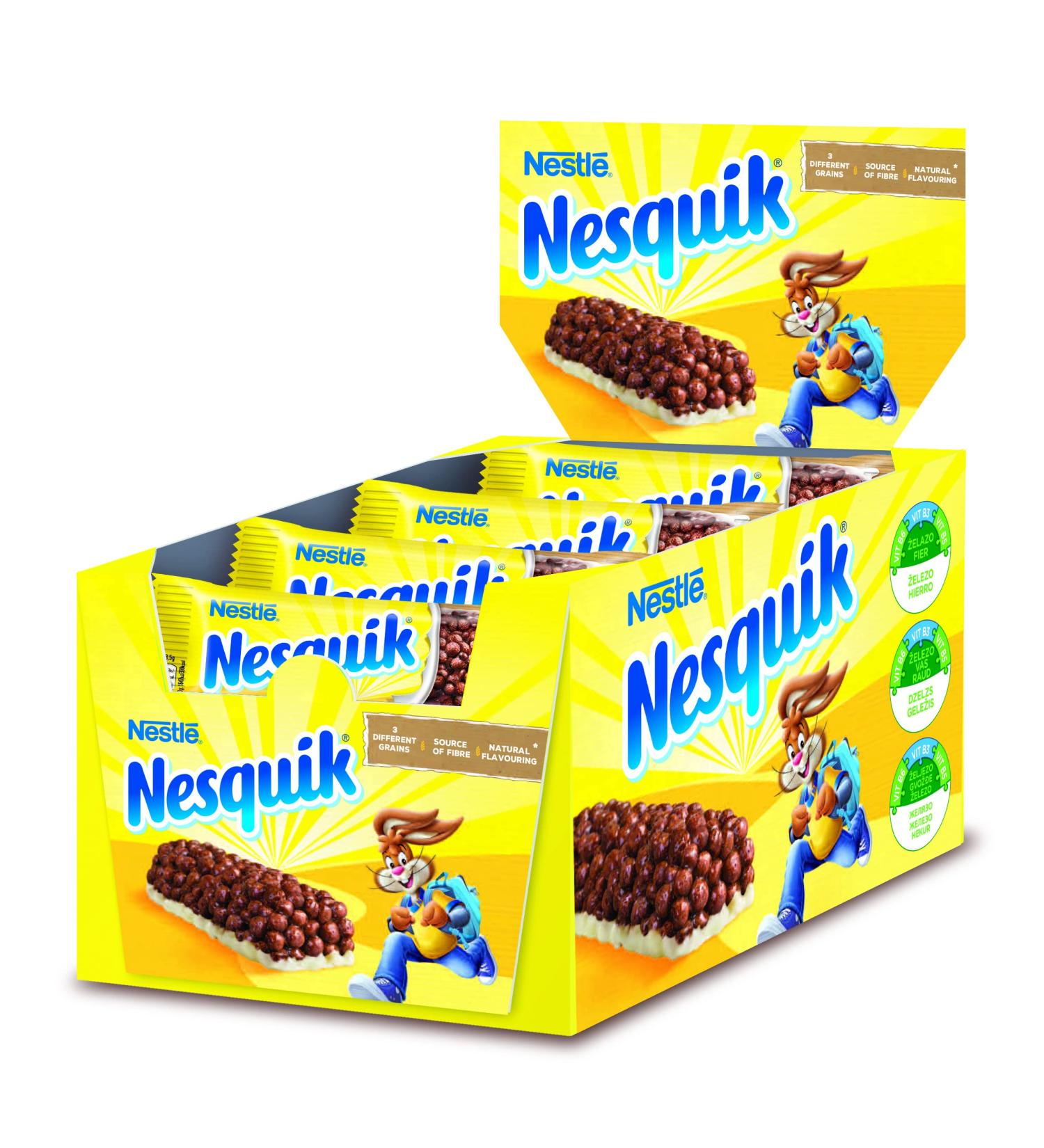  Nestl Nestl Nesquik Cereal Bar 16 x 25 g - Buy Online on GoSupps.com