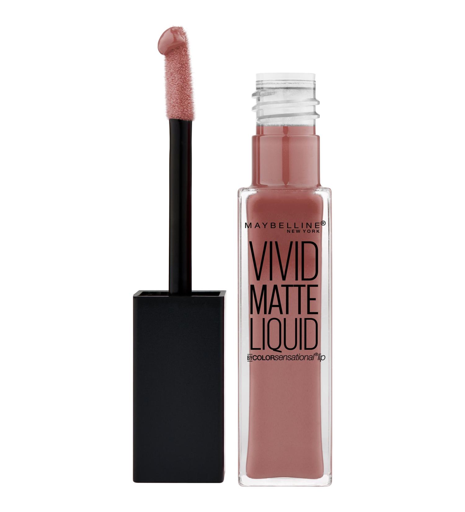 Maybelline Vivid Matte Liquid Lipstick Grey Envy 0.26 fl. oz - Buy Online on GoSupps.com
