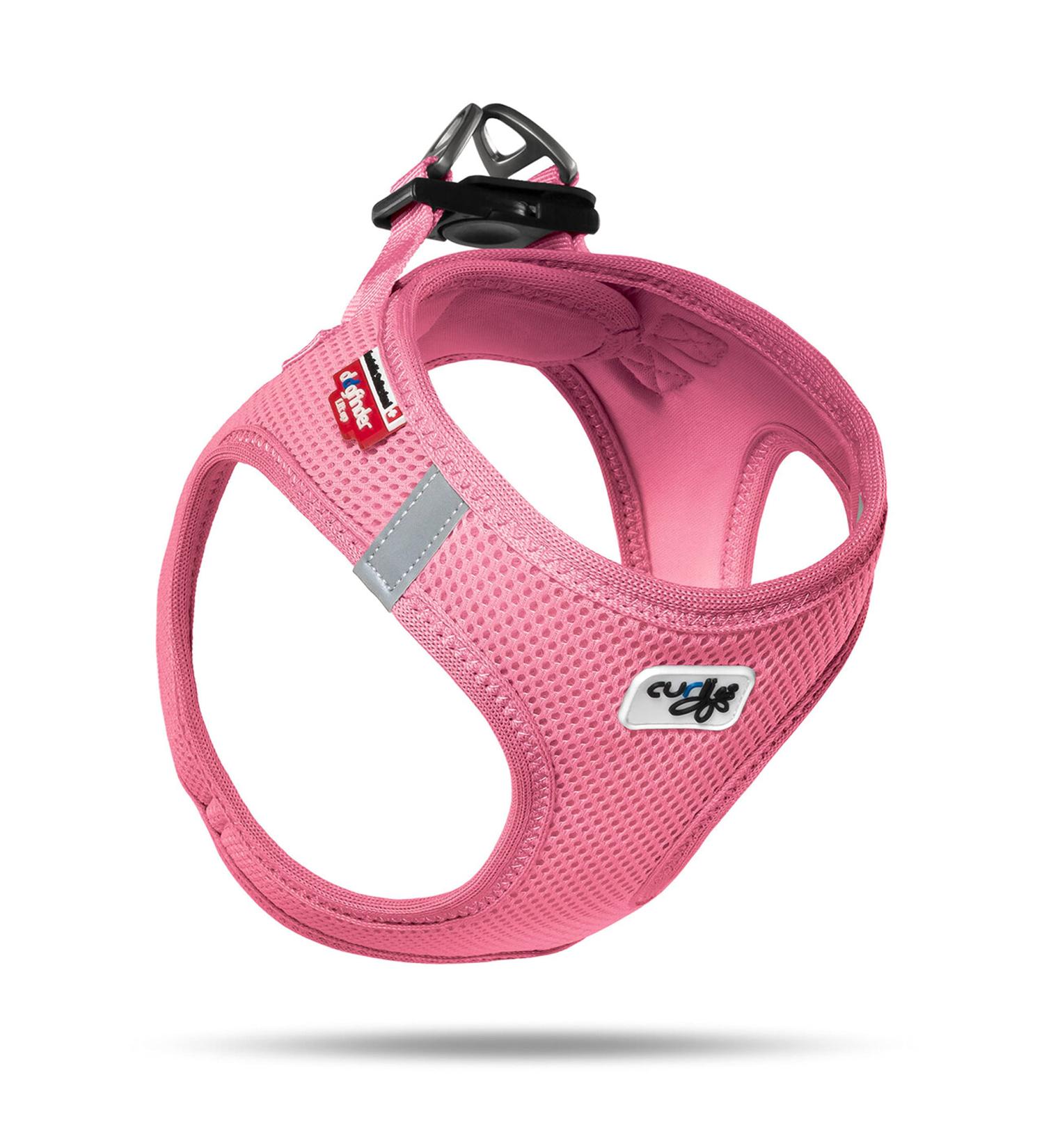 Buy Vest Harness Air-Mesh Pink M - Curli D-Ring Buckle - Ideal for Dogs | International Shipping - Buy Online on GoSupps.com
