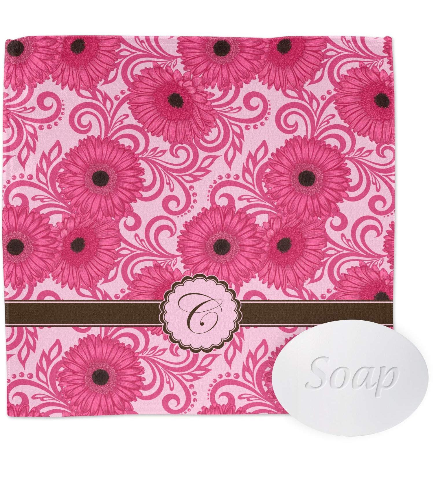 YouCustomizeIt Personalized Gerbera Daisy Washcloth