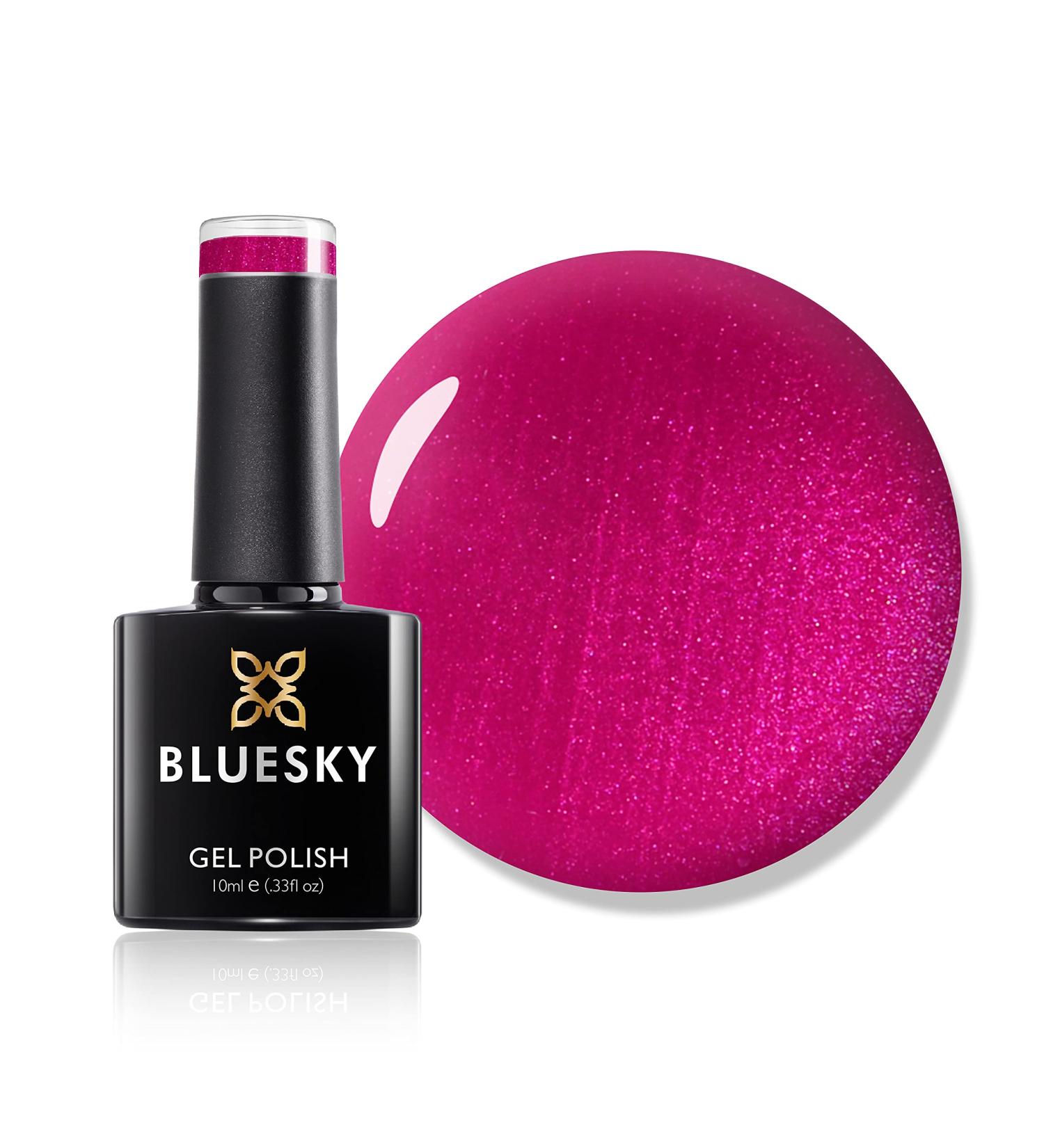 Bluesky Gel Nail Polish Hot Chillis 80507 Bright Red Rose Long Lasting Chip Resistant 10 ml (Requires Drying Under UV LED Lamp) - Buy Online on GoSupps.com