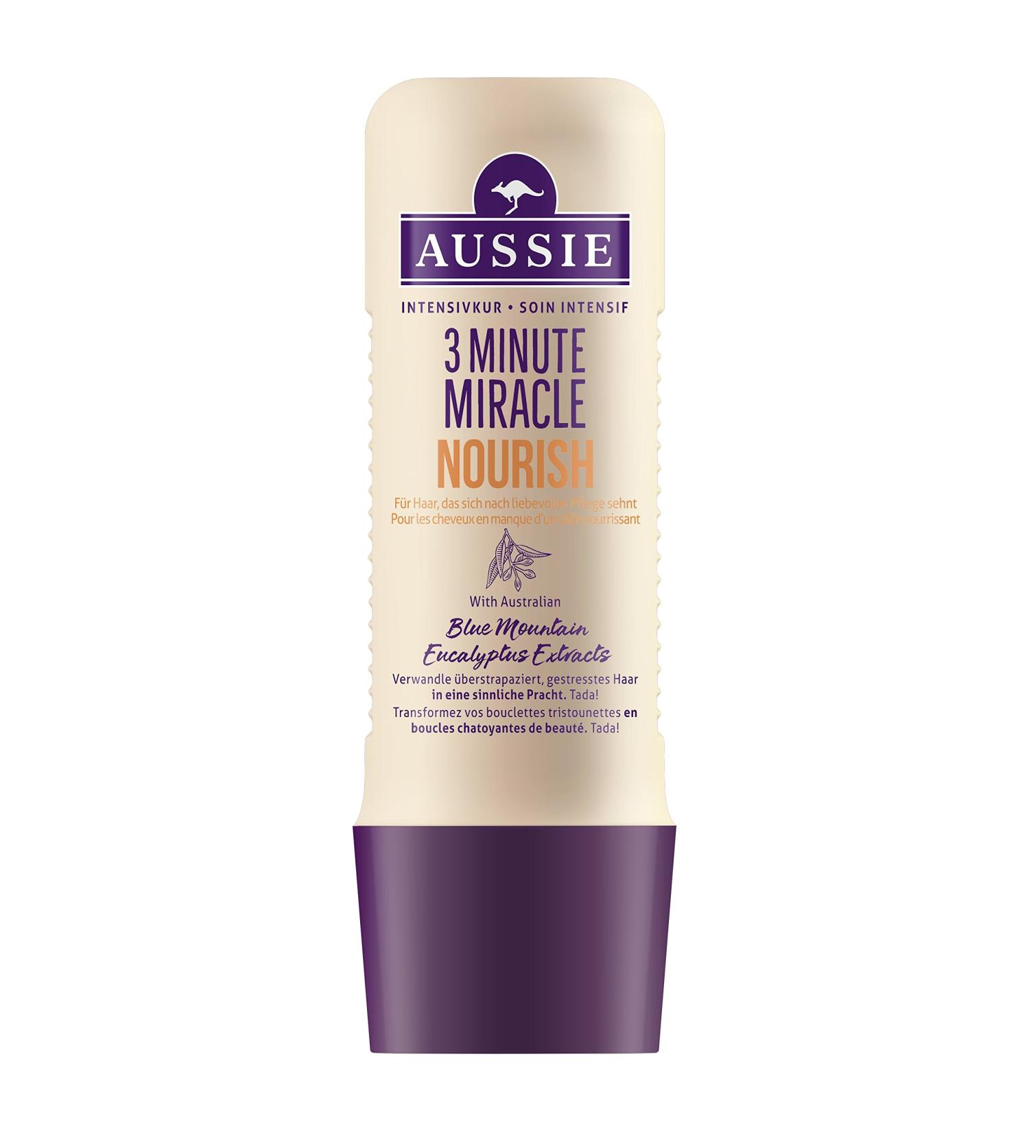 Aussie 3 Minute Miracle Nourish Intensive Care 250ml - Buy Online on GoSupps.com