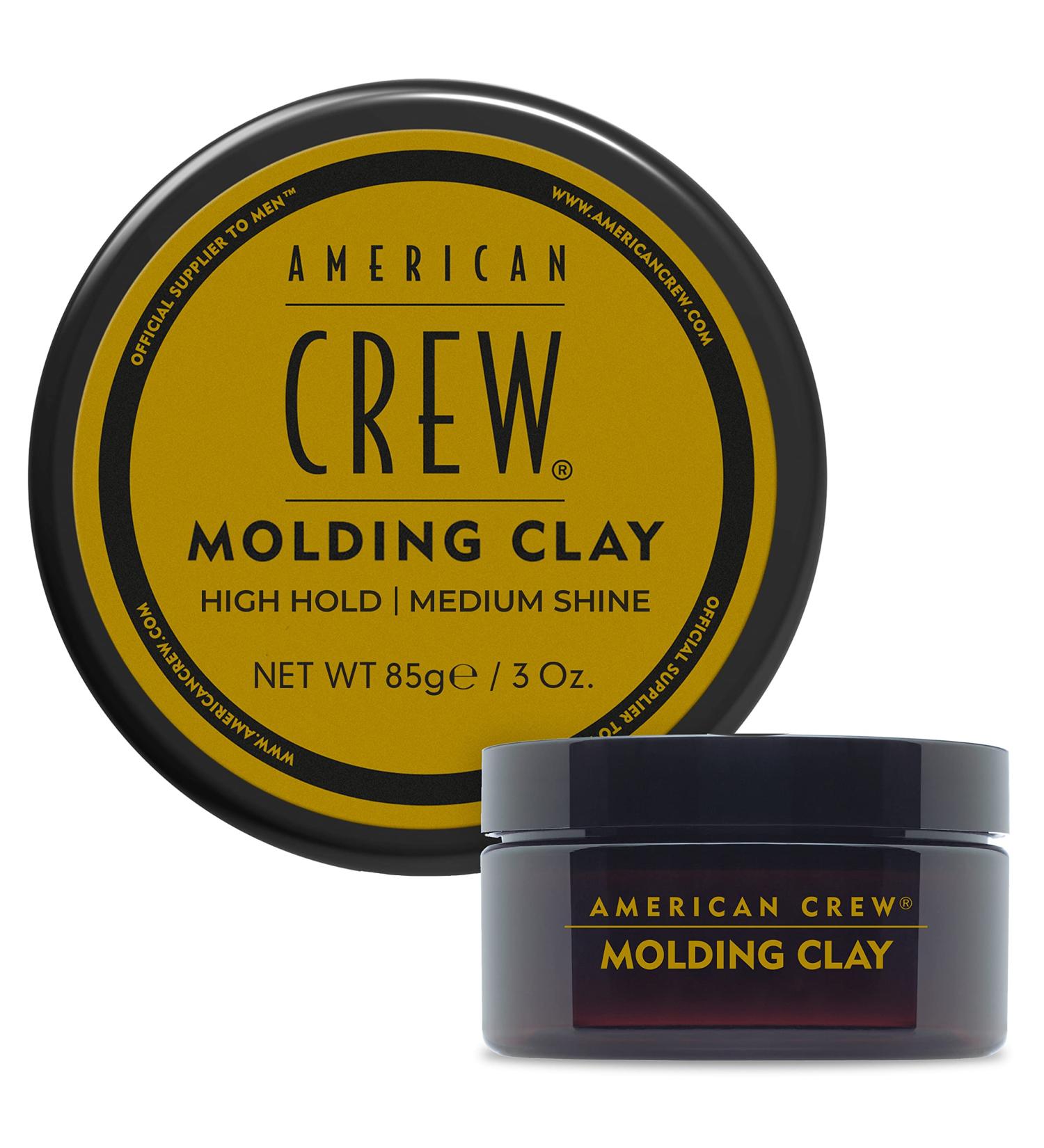 American Crew Molding Clay 3 oz - Strong Hold Hair Styling Wax for Men - Buy Online on GoSupps.com