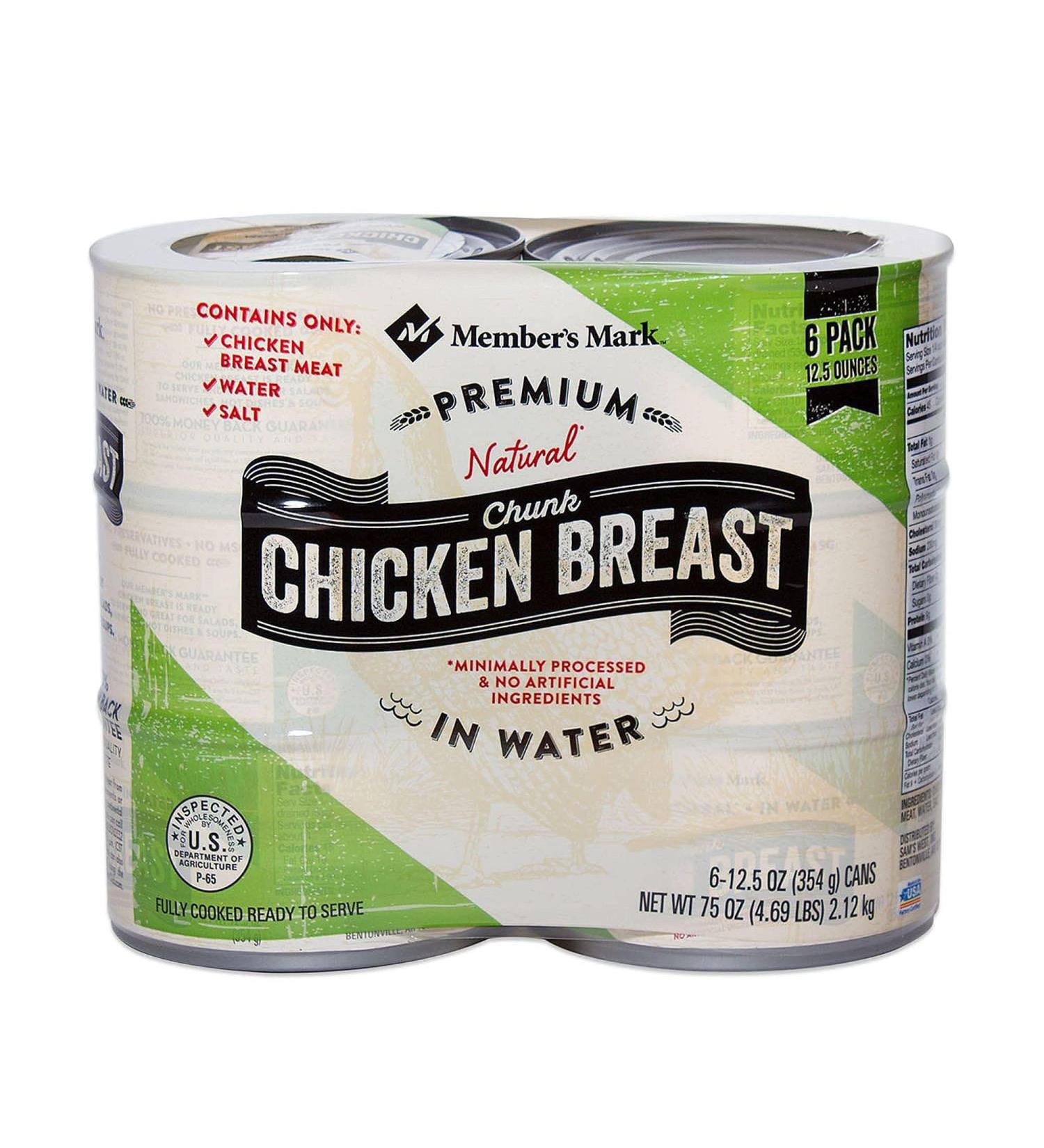 Concord Import Member S Mark Premium Chunk Chicken Breast (12.5 Oz, 6 Ct.) Wholesale, Cheap, Discount, Bulk (1 - Pack), 900103
