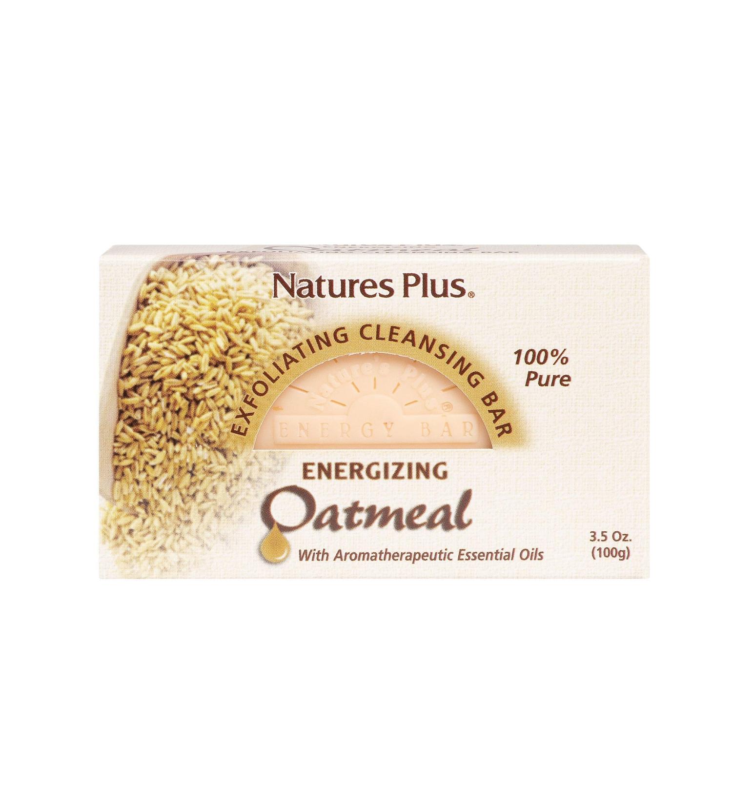 Nature's Plus Oatmeal Exfoliating Cleansing Bar â€“ 3.5 oz for Gentle Skin Cleanse - Buy Online on GoSupps.com