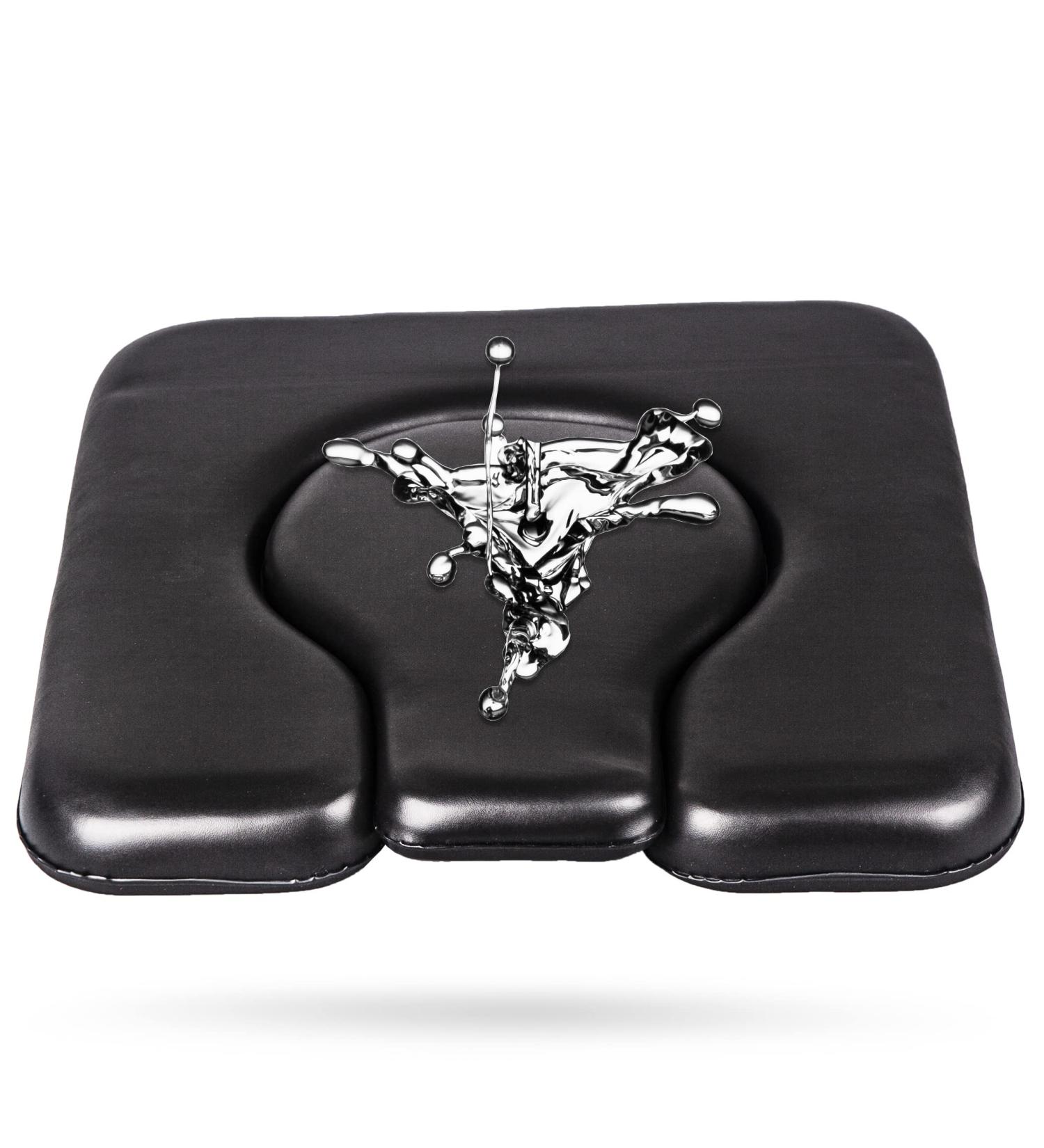 Thick Sponge Padded Commode Chair Cushion with Waterproof Cover - Universal Fit for Elderly and Handicapped - Buy Online on GoSupps.com