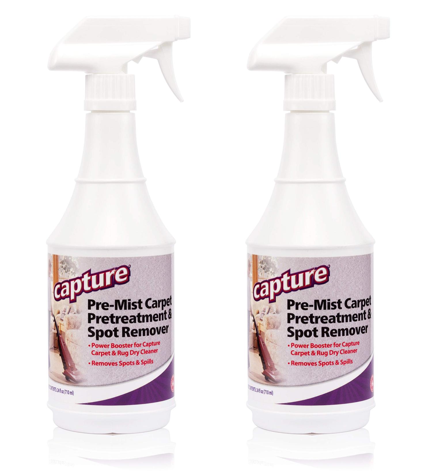 Capture Pre-Mist Soil Release for Carpet Dry Cleaner - Carpet Cleaning Pre Spray - Stain Eliminator - Multi-Purpose Cleaning Essentials (2 Pack) - Buy Online on GoSupps.com