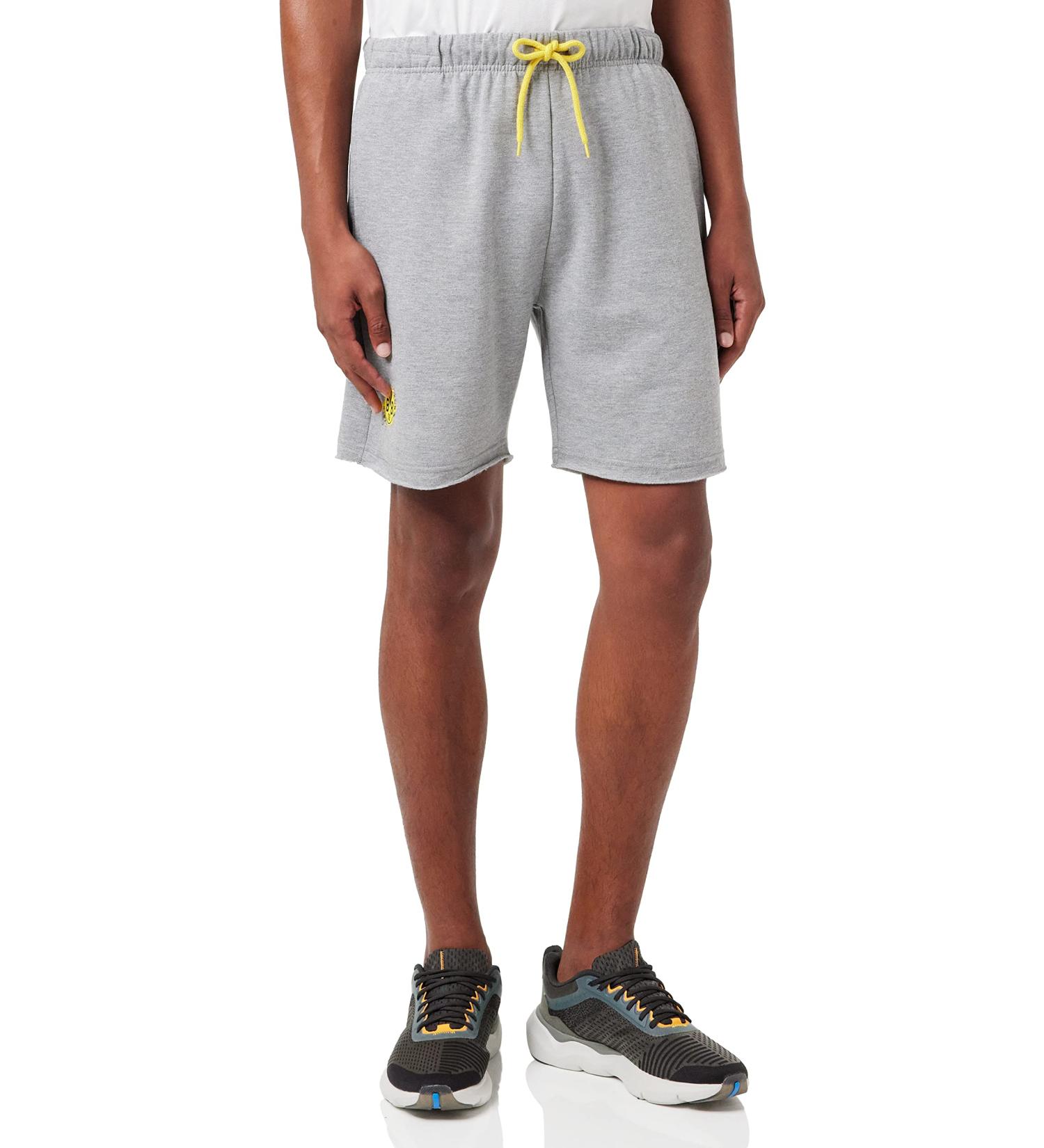 Buy Borussia Dortmund BVB Grey Sweat Shorts 3XL - Official Logo | International Shipping - Buy Online on GoSupps.com