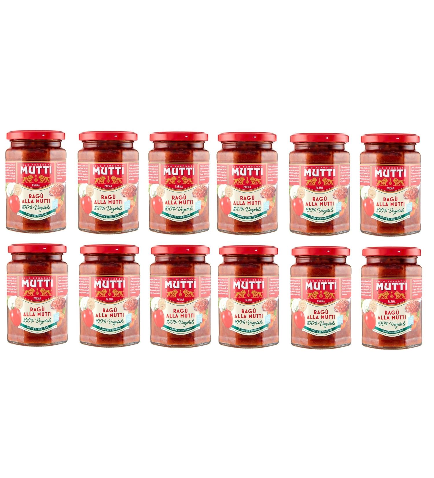  Italian Gourmet E.R. Mutti Rag alla Mutti Vegetable Sauces 280 g + Italian Pelati Gourmet Pelati 400 g Pack of 12 - Buy Online on GoSupps.com