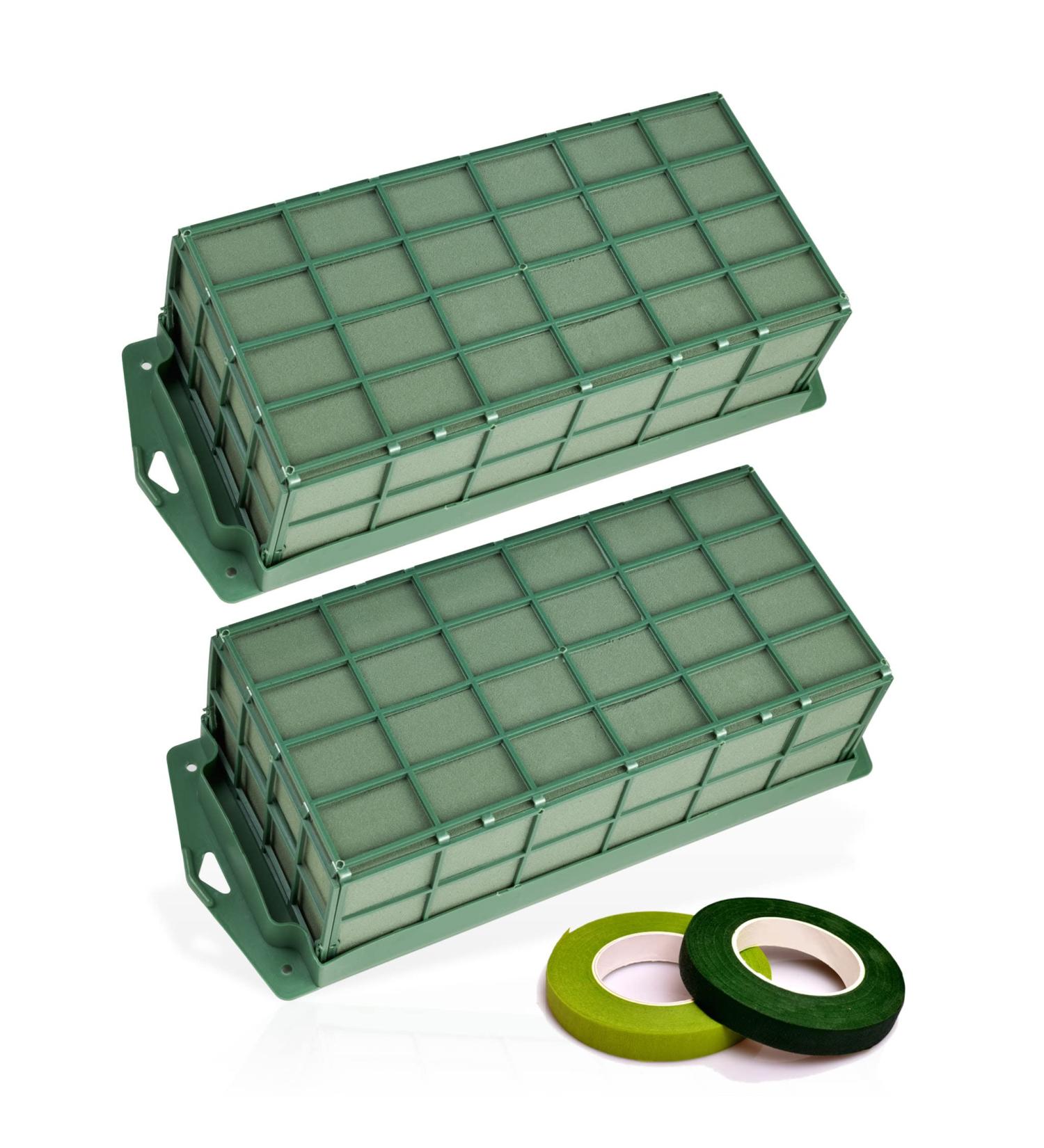BESKGAVI 4 Floral Foam Cage for Flower Arrangements Dry and Wet Floral Foam for Fresh Artificial Flowers Florist Foam - Buy Online on GoSupps.com