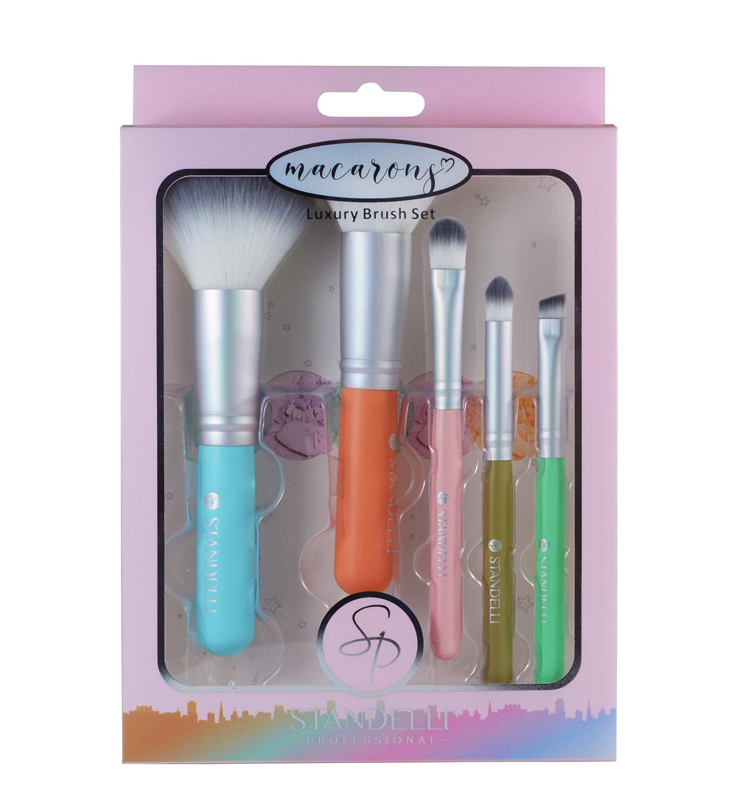 Standelli Makeup Brush Set | Soft Hair Powder Foundation Eyeshadow Concealer & Eyeliner Brushes for Flawless Application | International Shipping Available - Buy Online on GoSupps.com