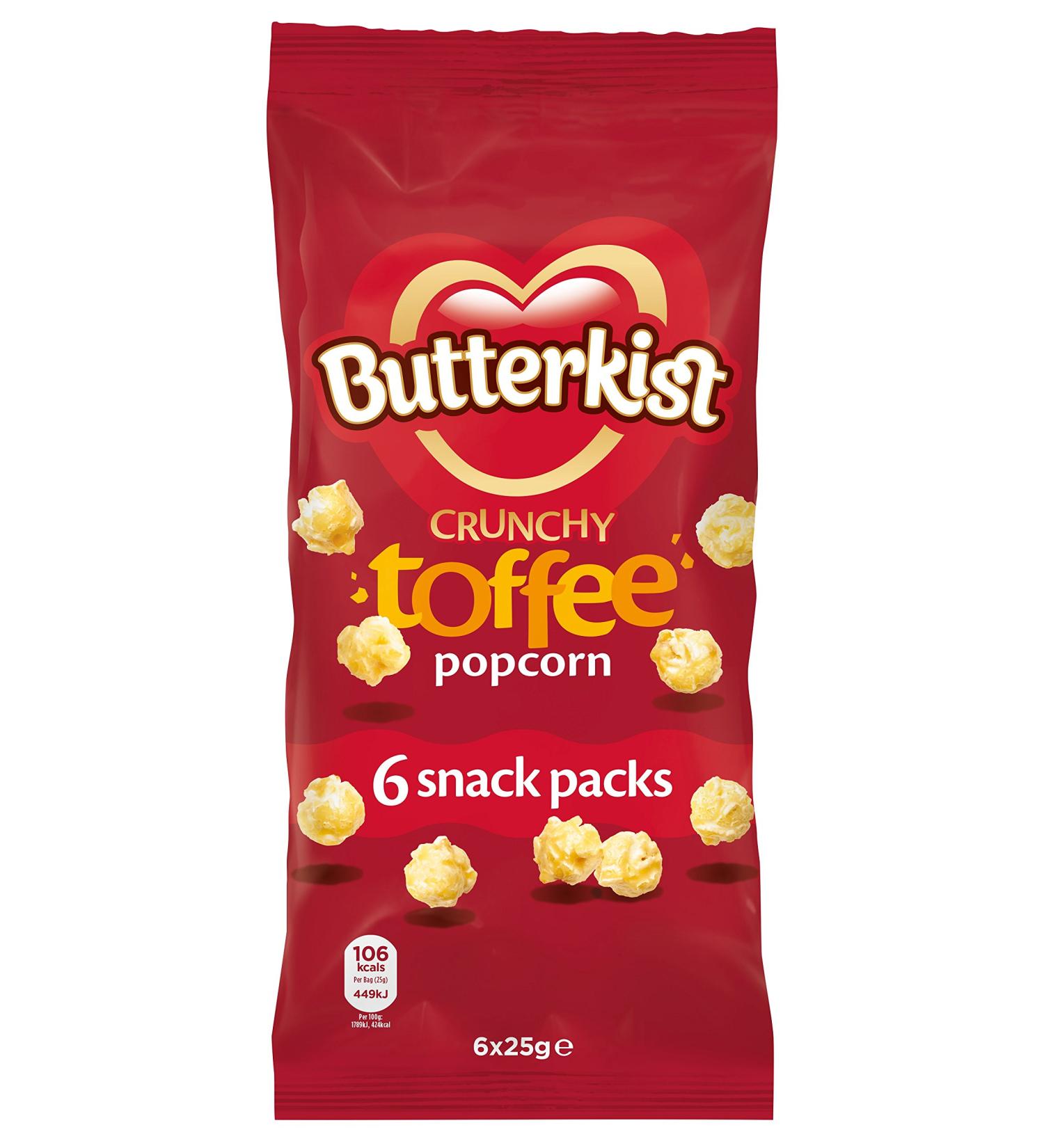 Butterkist Crunchy Caramel Popcorn 6 x 20g