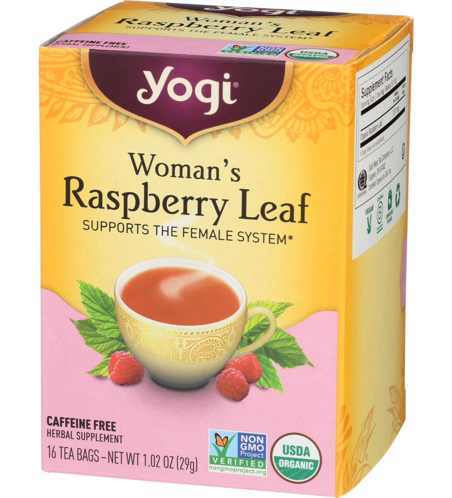  Yogi Yogi Teas Tea Woman Rspbry Gold Leaf - Buy Online on GoSupps.com