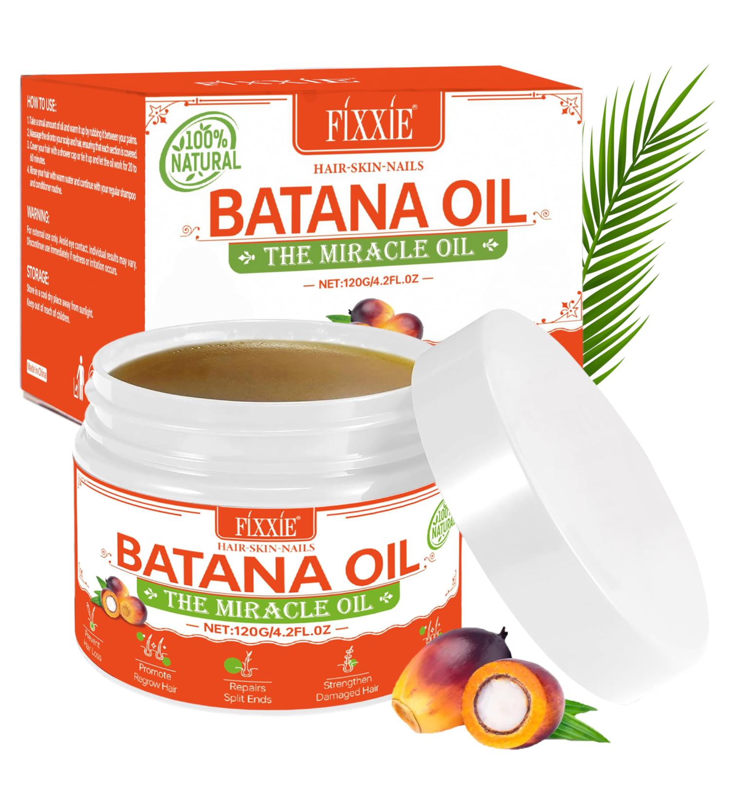 Raw Batana Oil Batana Cream For Hair Growth 120ml 100% Pure Natural Raw Batana Oil from Honduras Unrefined and Organic Hair Mask Prevent Hair Loss Promote Hair Thickness for Women & Men - Buy Online on GoSupps.com