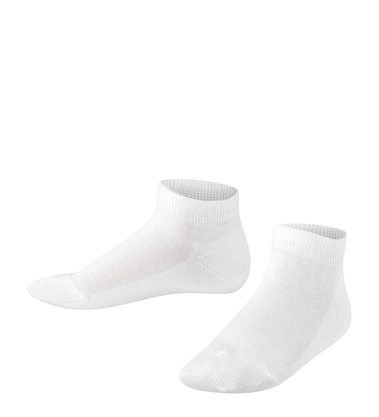FALKE Kids Family Trainer Socks - Sustainable Cotton - Black Grey - Thin Ankle Socks for Boys and Girls - 1 Pair 19-22 White - Buy Online on GoSupps.com