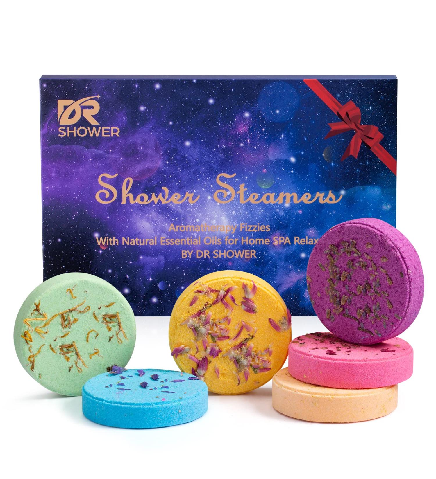 Shower Steamers Aromatherapy Spa Gifts - Stress & Anxiety Relief with Essential Oils | Perfect for Birthday, Mother's Day, Valentine's Day, Christmas - Buy Online on GoSupps.com