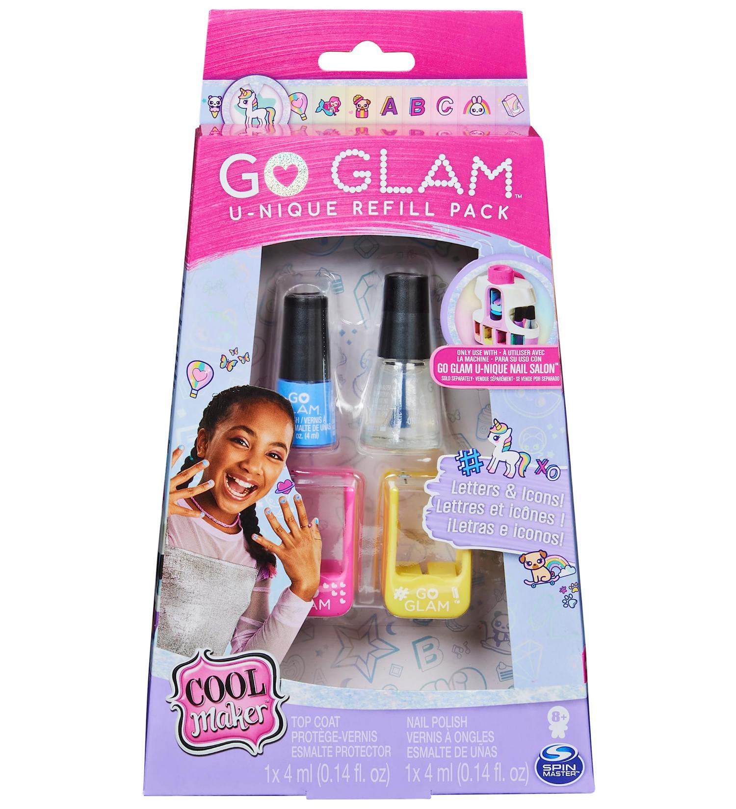 Cool Maker Go Glam Unique Refill Set - Nail Salon Accessories for Stylish Finger & Toenails | Ages 8+ | International Shipping Available - Buy Online on GoSupps.com