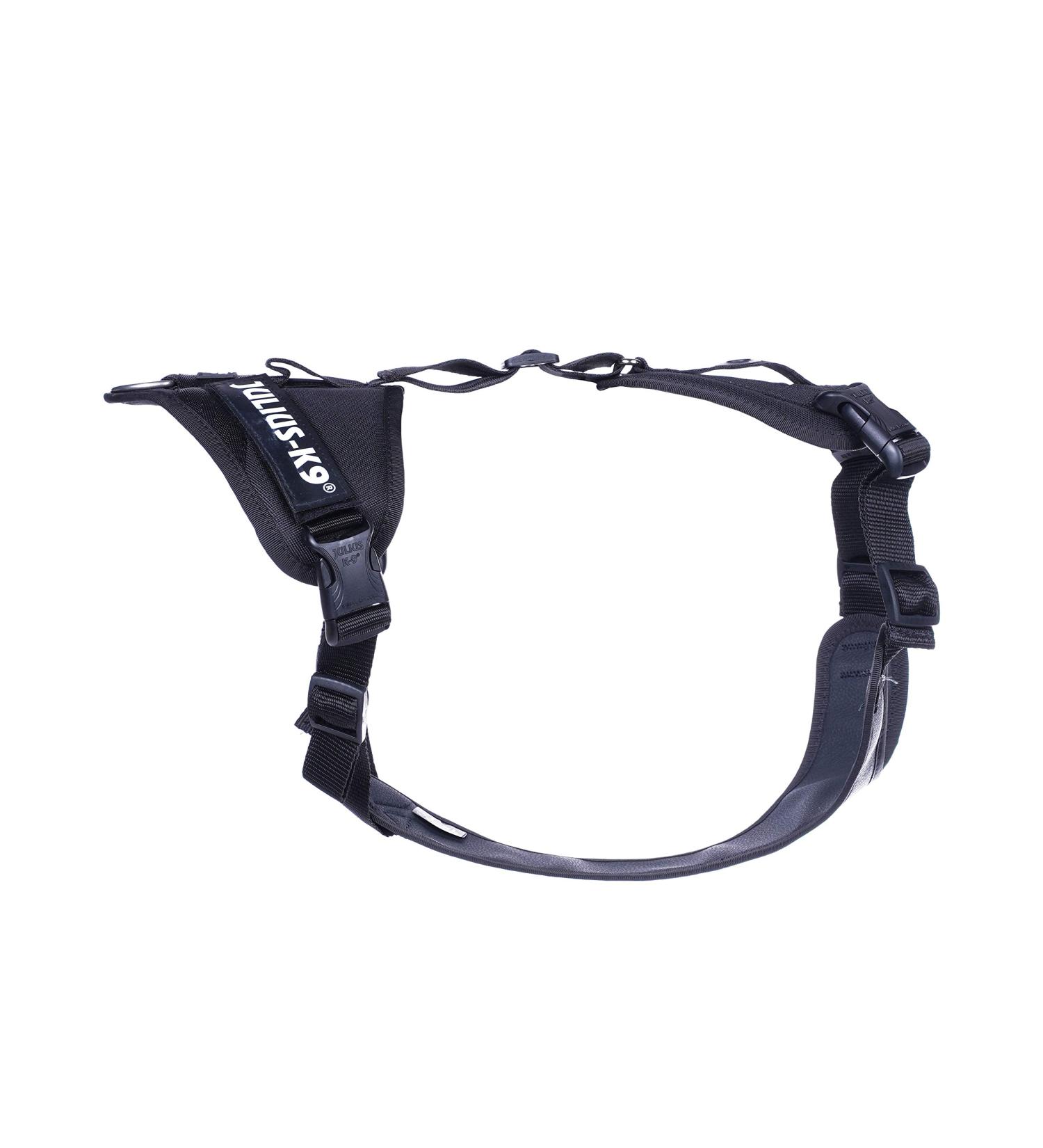 Julius-K9 Mantrailing & Outdoor Dog Harness - Size L-XL Black | Premium Quality Dog Gear for International Shipping - Buy Online on GoSupps.com