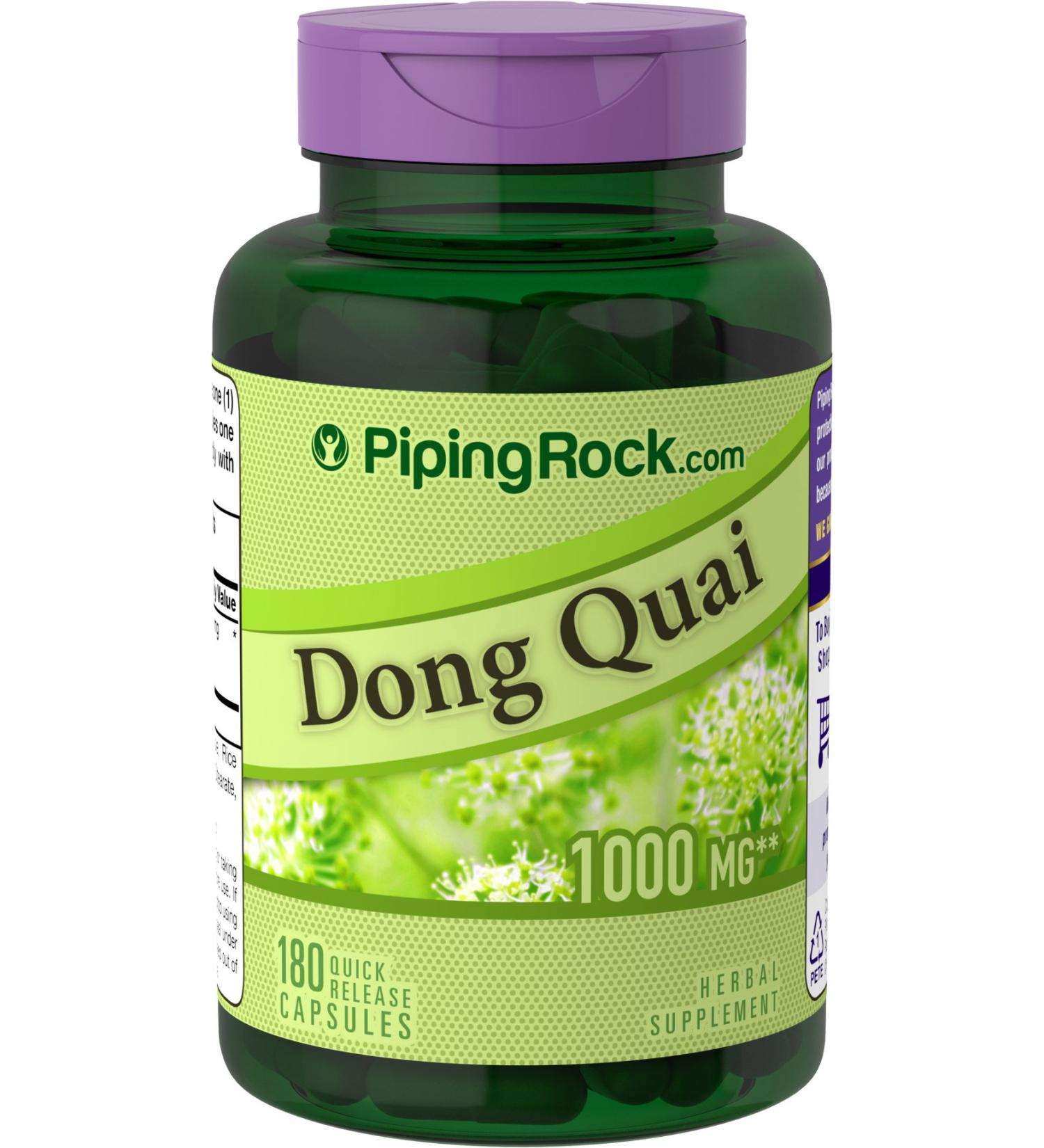 Dong Quai 1000mg | 180 Capsules - Natural Menopause Support - Buy Online on GoSupps.com