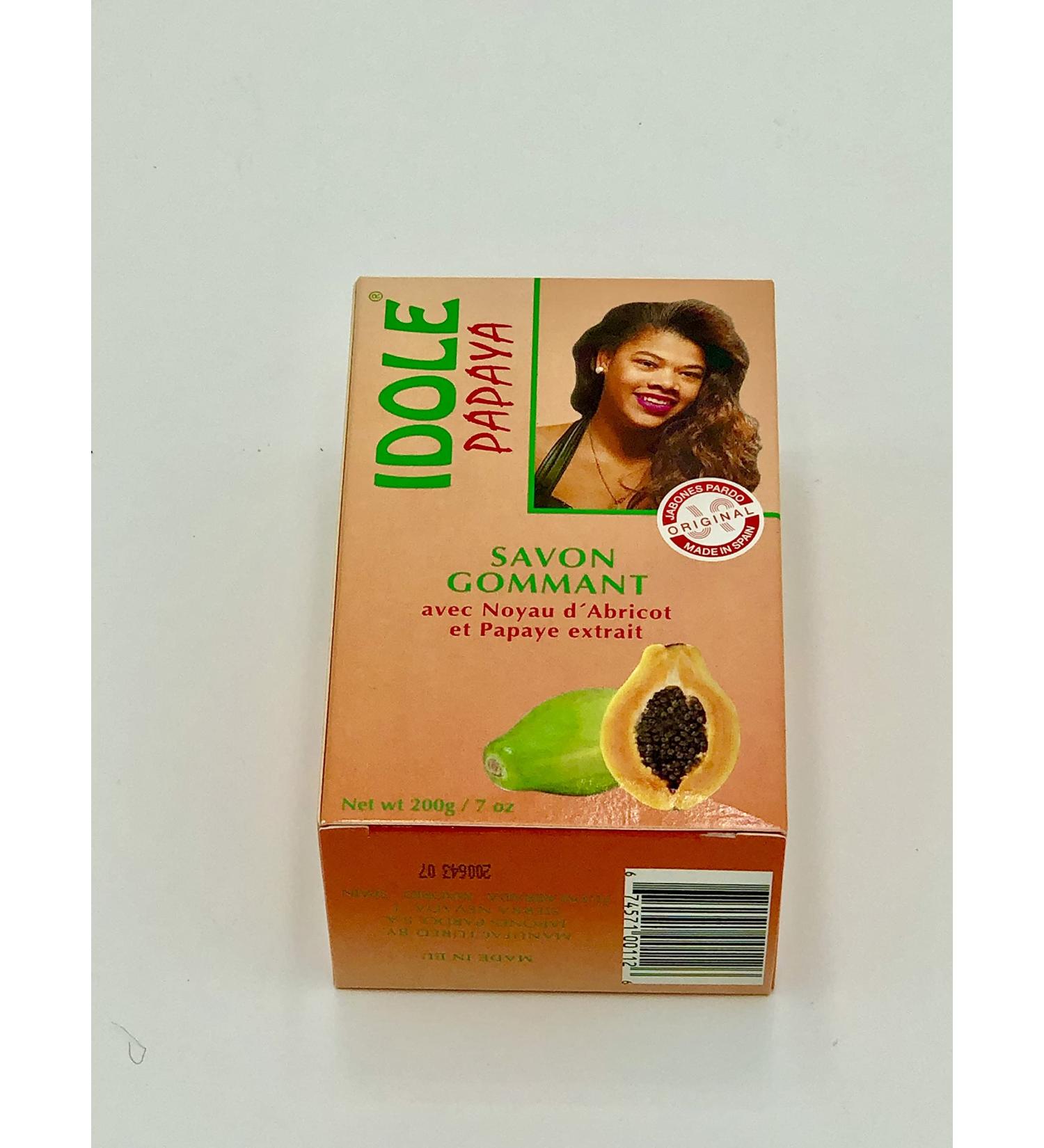 Idole Soap Exfoliating Papaya 200g | Gentle Exfoliation | Brightening | 7oz - Buy Online on GoSupps.com