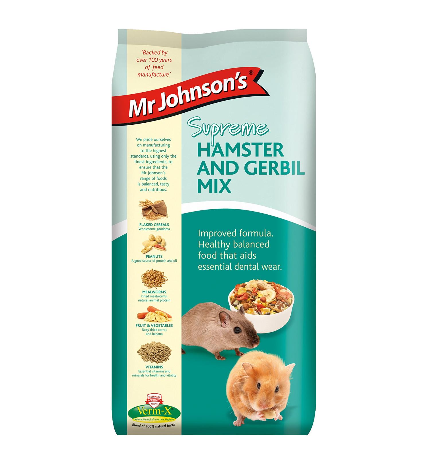 Mr Johnson's Supreme Hamster & Gerbil Mix 900g - Buy Online on GoSupps.com