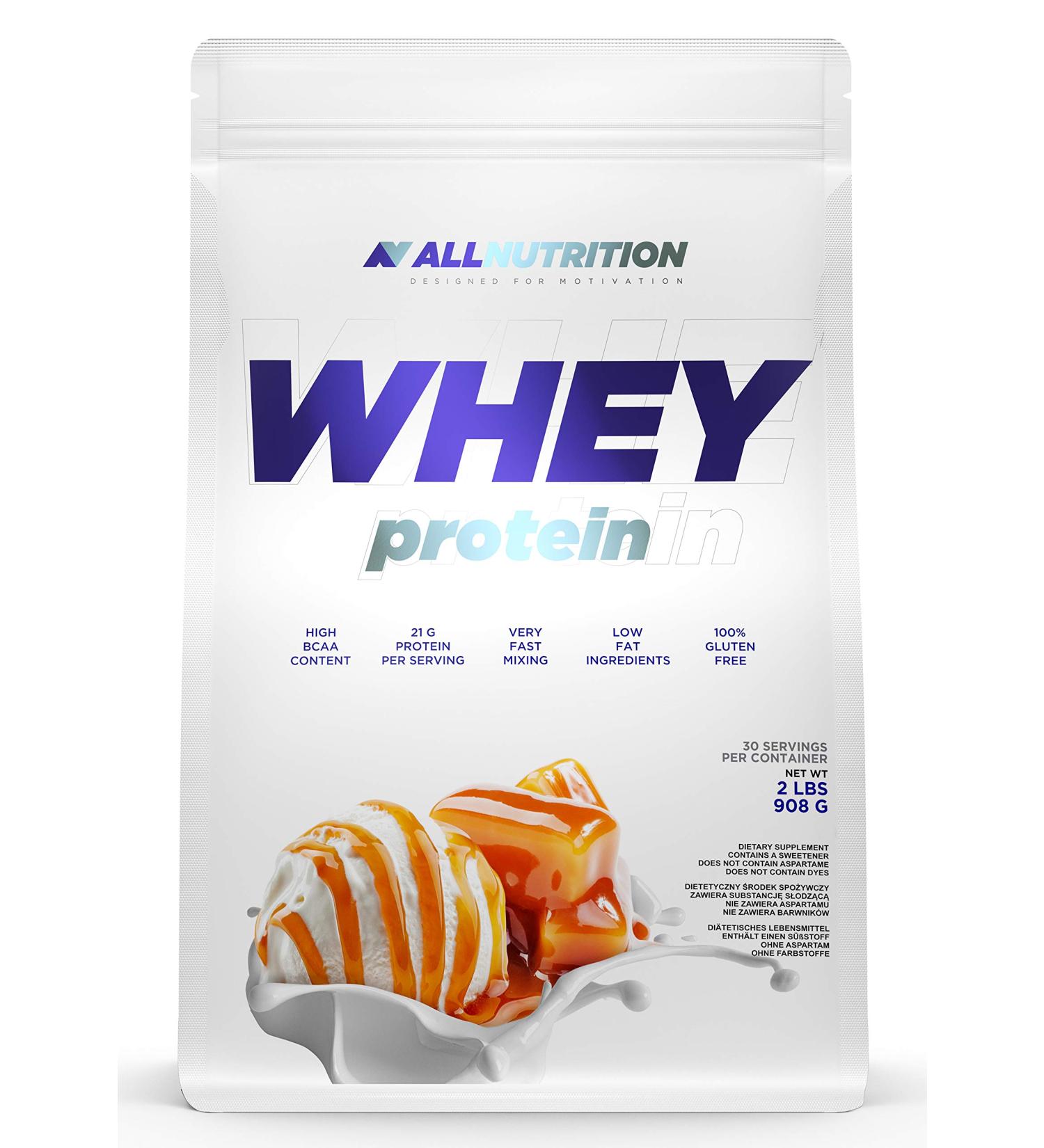 Buy Whey Protein Caramel Ice Cream - 908g | Premium Quality | International Shipping - Buy Online on GoSupps.com