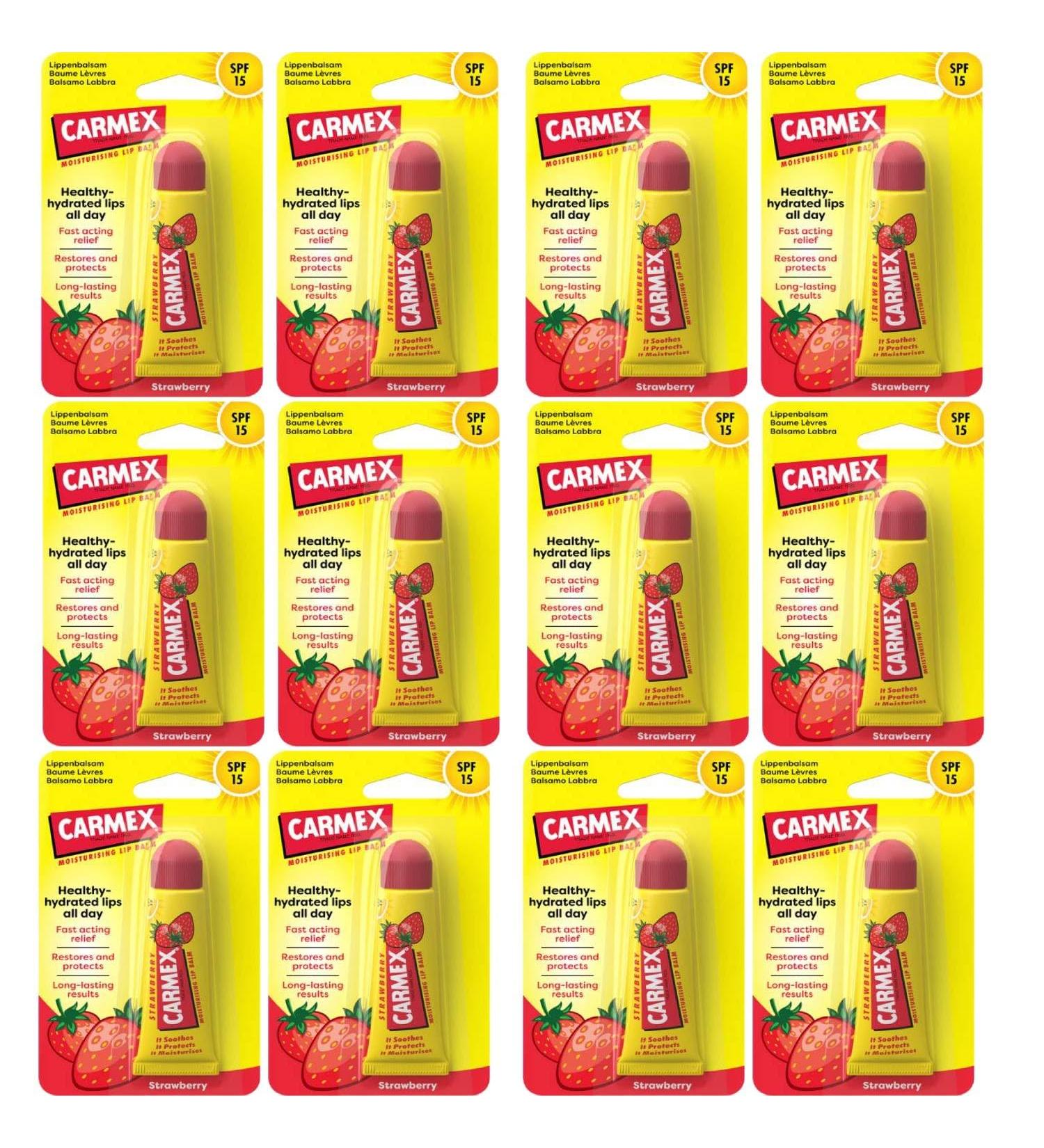  Carmex Carmex Lip Balm Various Fragrances (Fragole 12 Units) - Buy Online on GoSupps.com