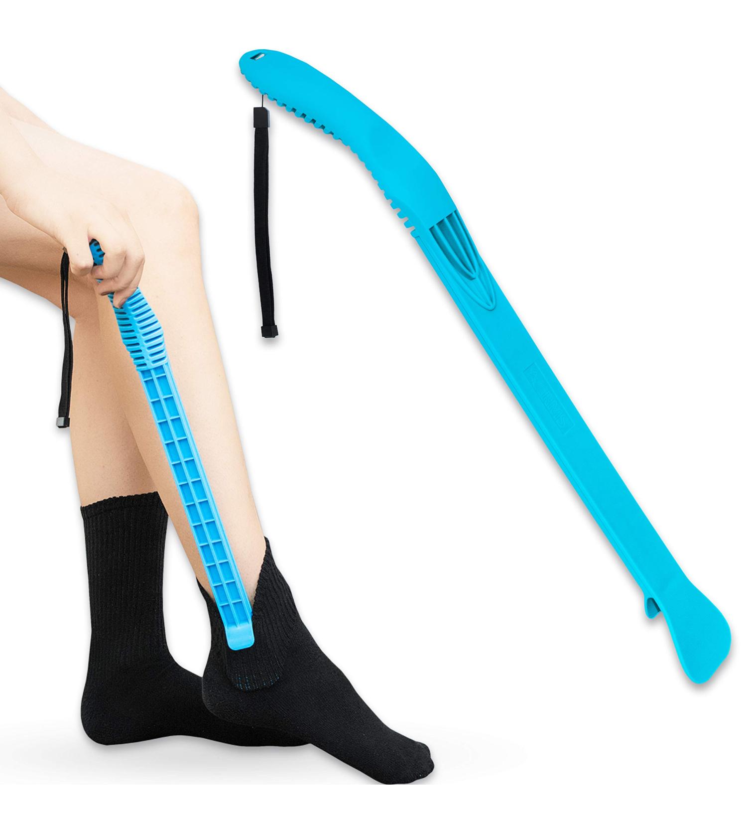 RMS Compression Stocking Aid - Easy Sock Removal Tool for Arthritis or Limited Mobility (Blue) - Buy Online on GoSupps.com