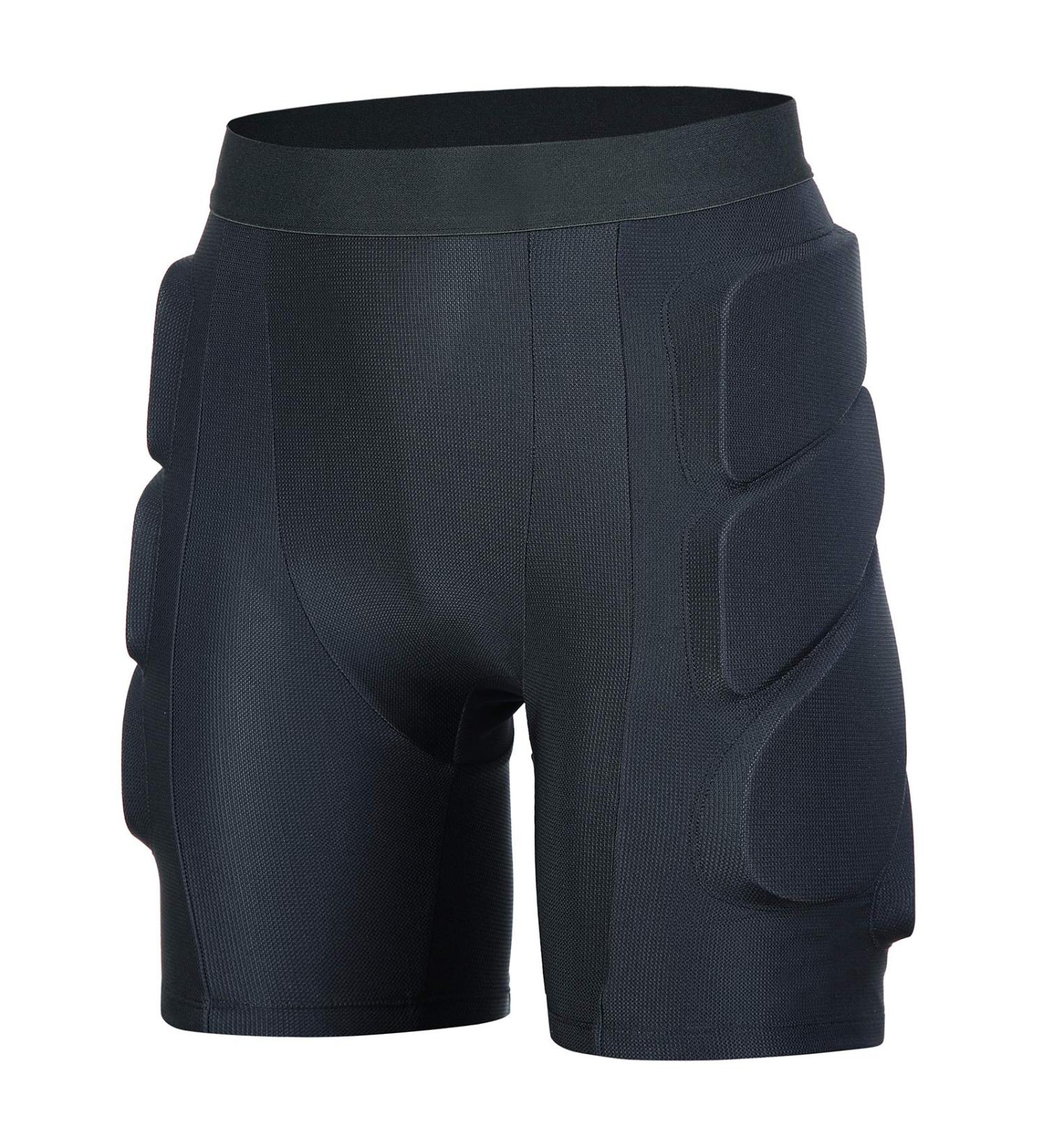 Beroy Padded Shorts X-Large - 3D Protective Gear for Ski, Skate, Football - All Black - Buy Online on GoSupps.com