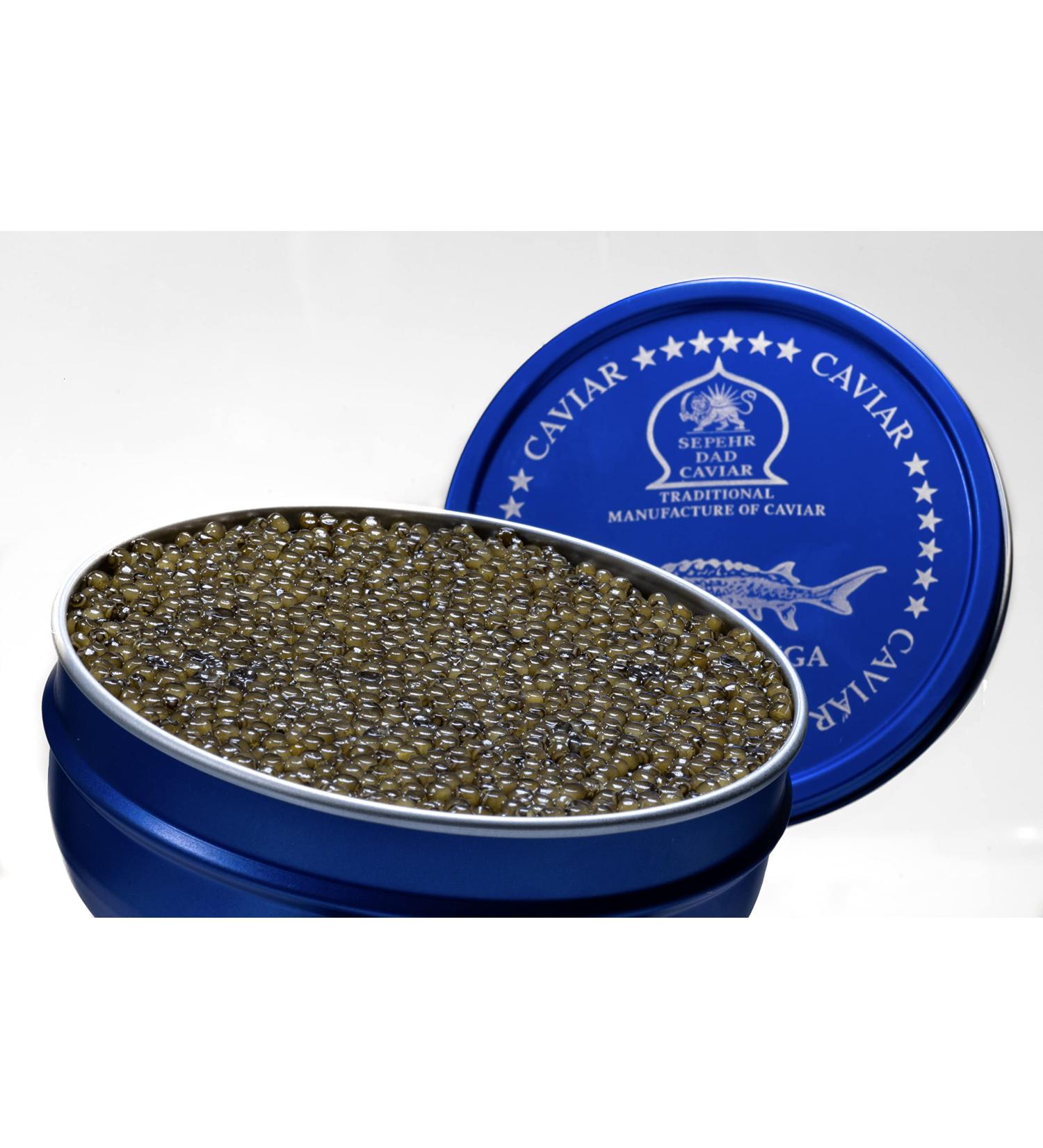 Sepehr Dad Amur Beluga Caviar - Premium A Class Fish Roe | Farmed in CN | 30g - International Shipping Available - Buy Online on GoSupps.com