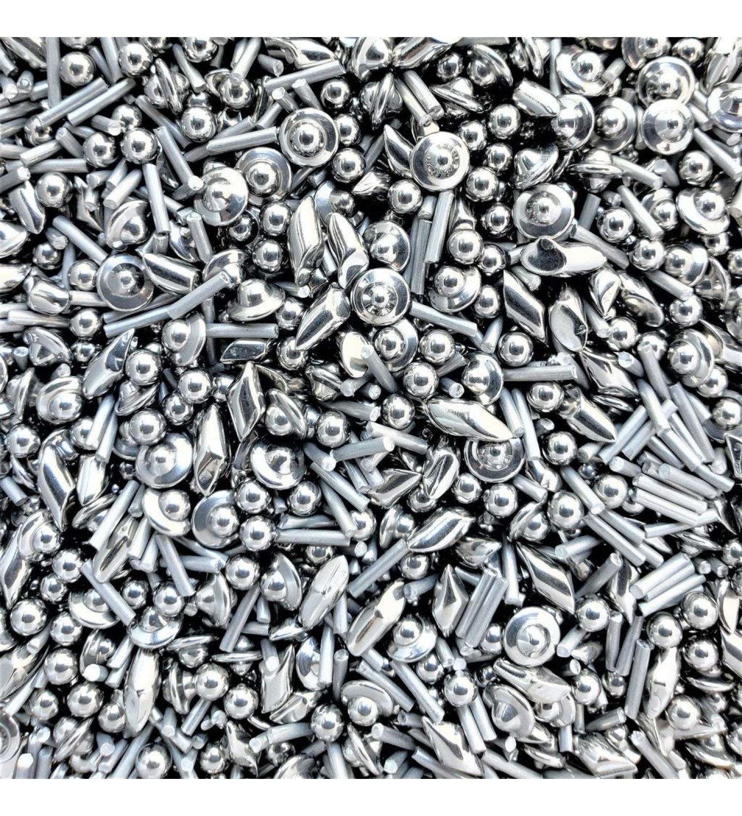 2 LB 1/8" Stainless Steel Tumbling Media Shot Jewelers Mix 4 Shapes Tumbler Finishing - Buy Online on GoSupps.com