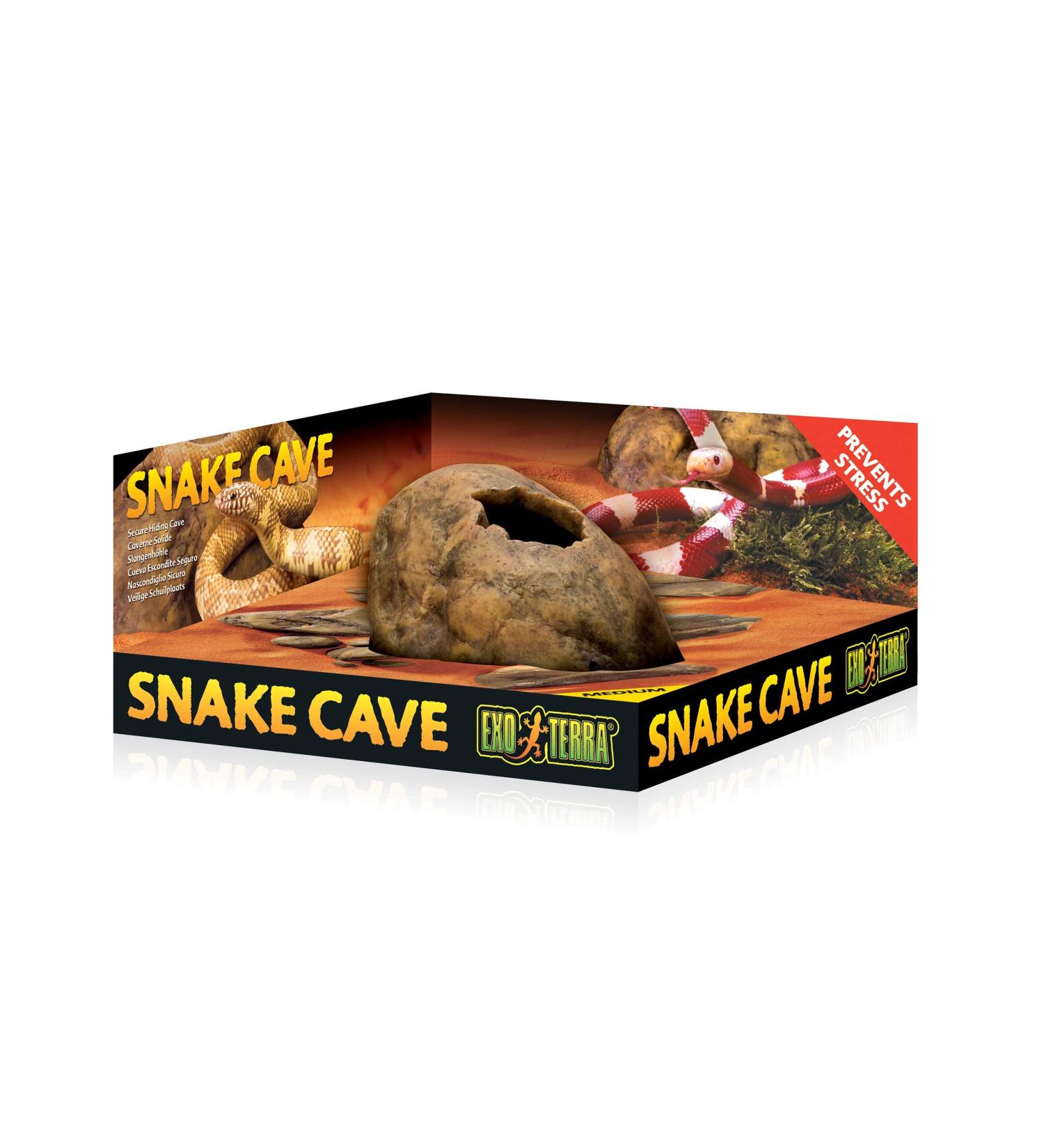 Exo Terra Snake Cave Medium - Naturalistic Hideout for Snakes - Buy Online on GoSupps.com
