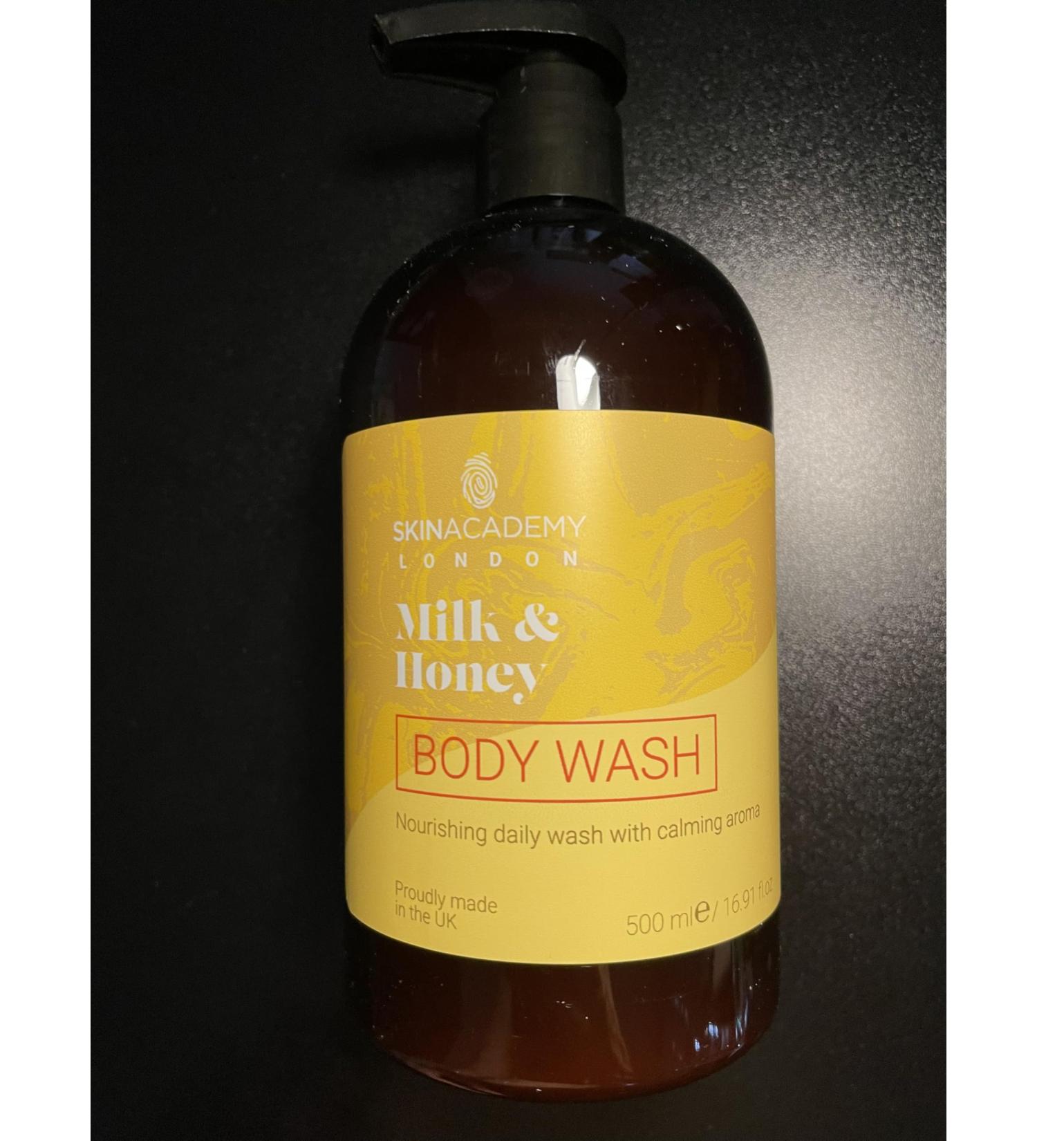 Skin Academy London | Milk + Honey Body Wash | 500ml