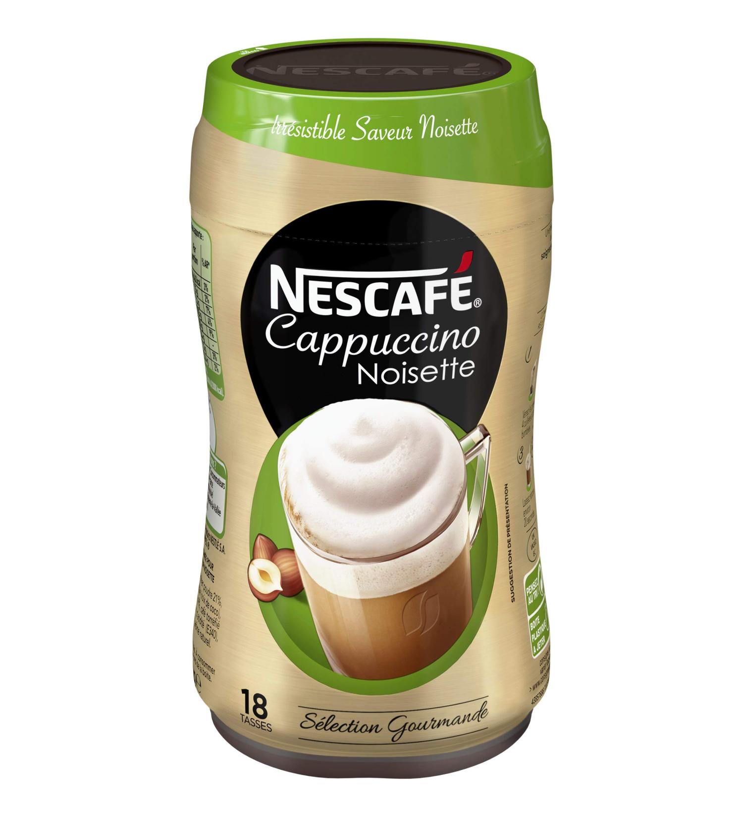 Nescaf Cappuccino Hazelnut Instant Coffee Box 270g - Pack of 5 Boxes - Buy Online on GoSupps.com